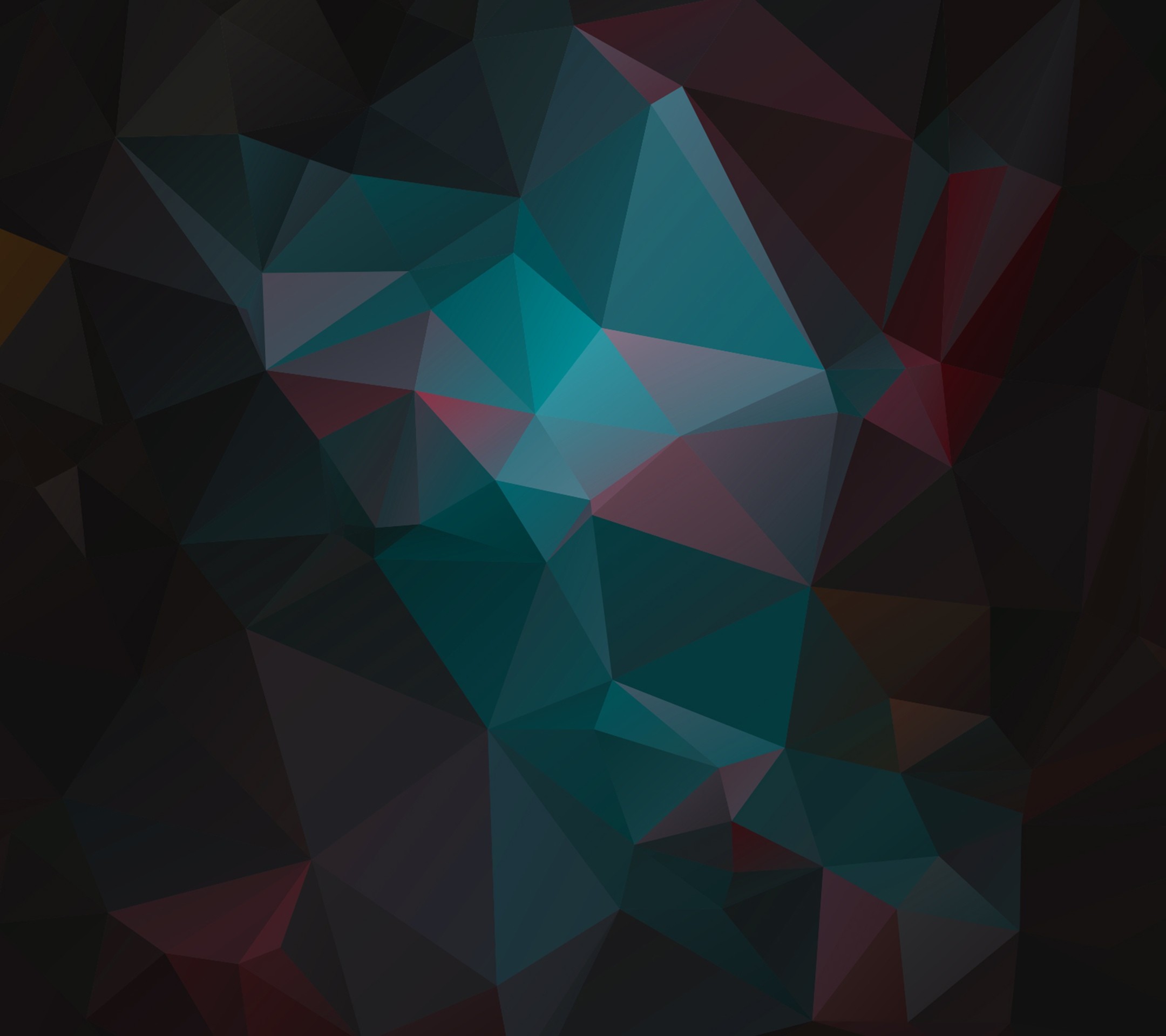 2160x1920 Dark Polygon - Tap to see more creative polygon geometric wallpaper!