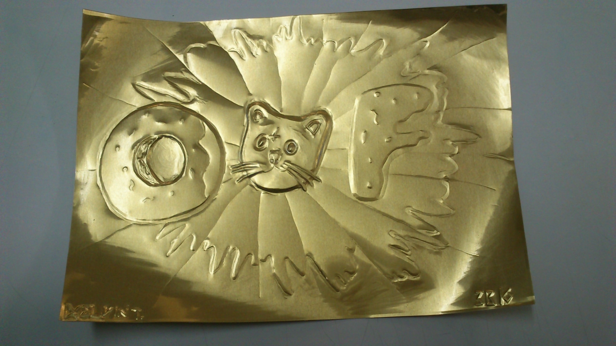 2560x1440 ... Odd Future Logo and Cat on copper board by KelvinTang