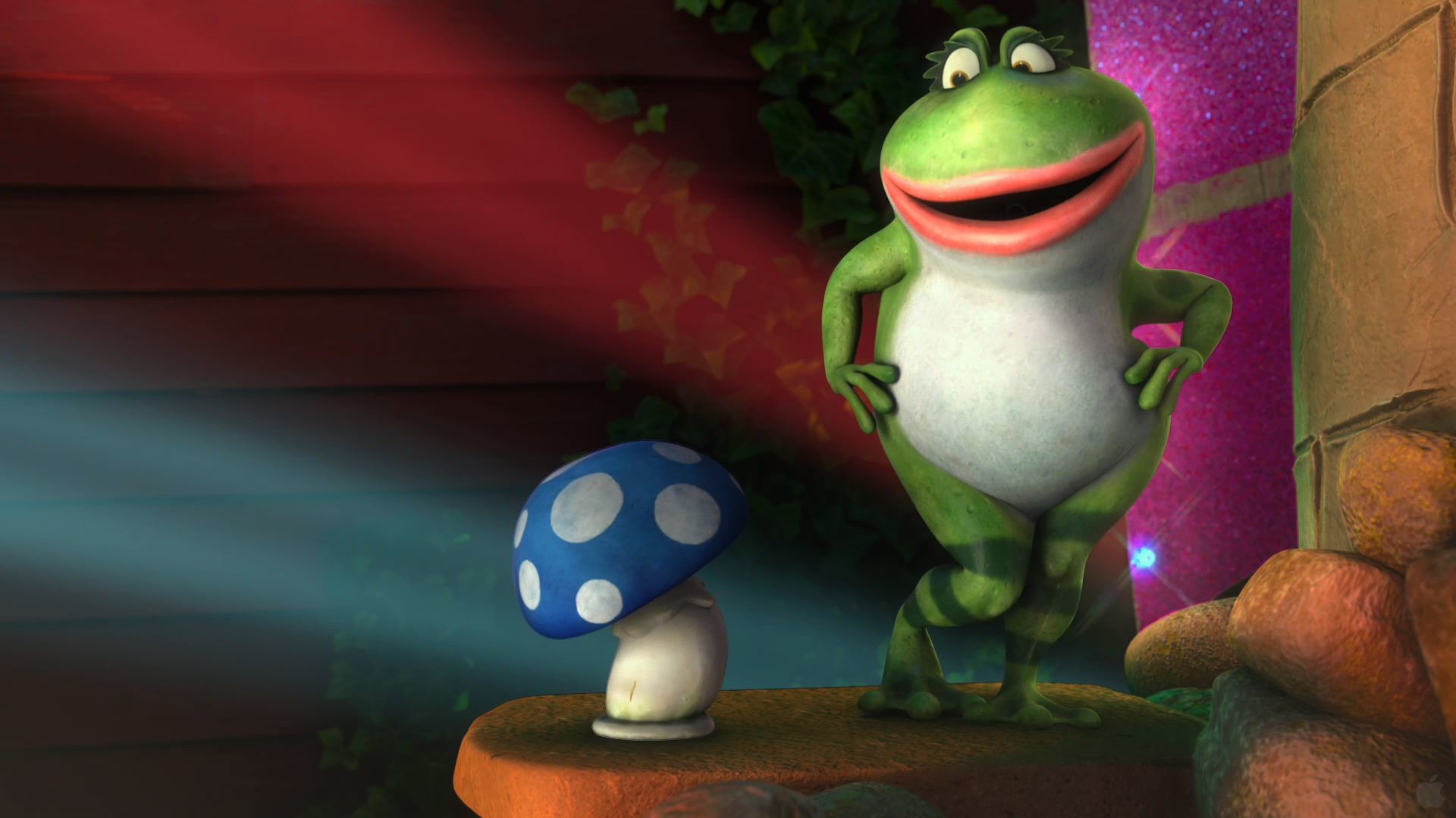 1920x1080 Nanette and Shroom from Disney's Gnomeo and Juliet movie wallpaper