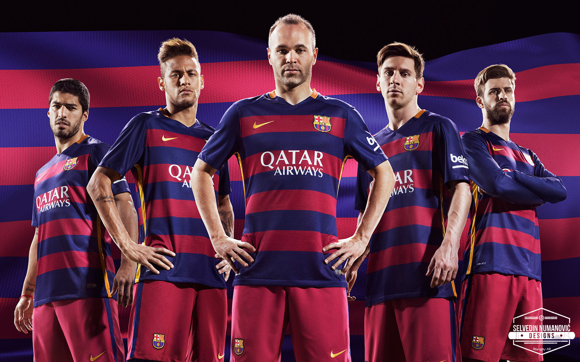 1920x1200 FC Barcelona 2015/16 HD WALLPAPER by SelvedinFCB