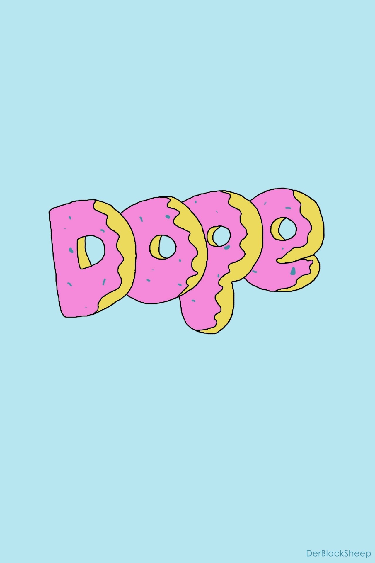 1280x1920 Dope Donut - Wallpaper