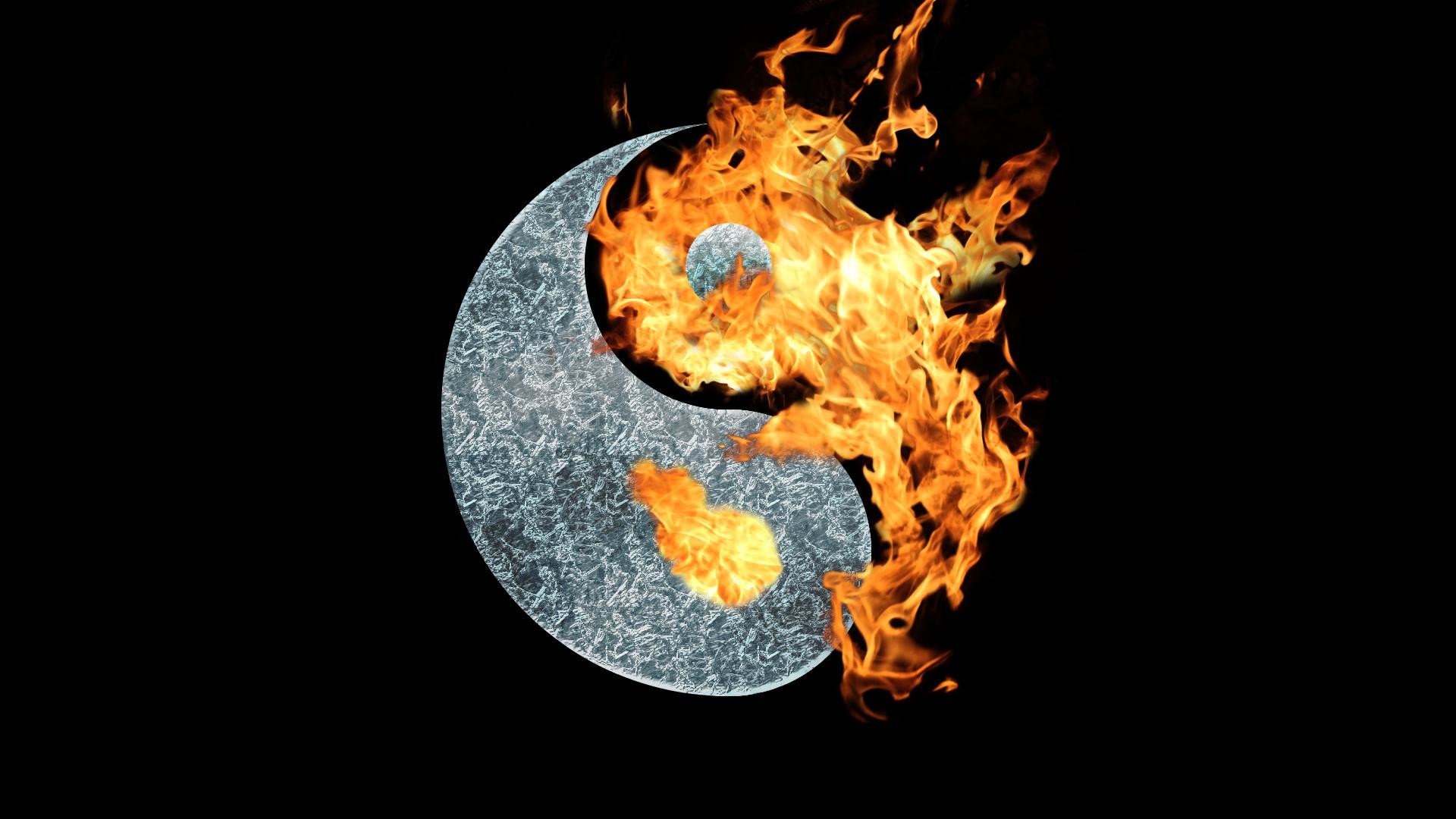 1920x1080 Cool Yin Yang Wallpaper for Desktop.