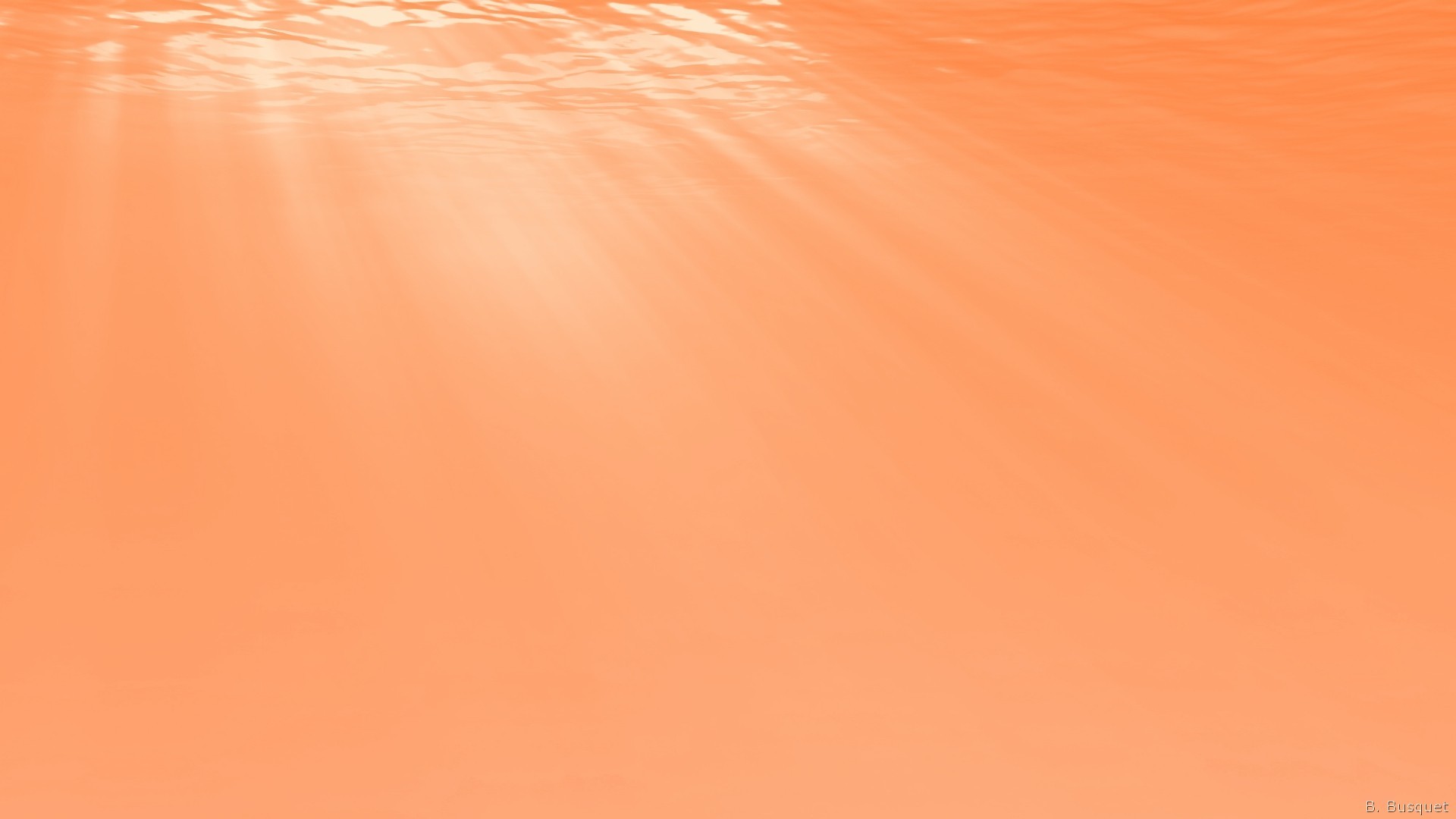 1920x1080 Orange wallpaper with light and water
