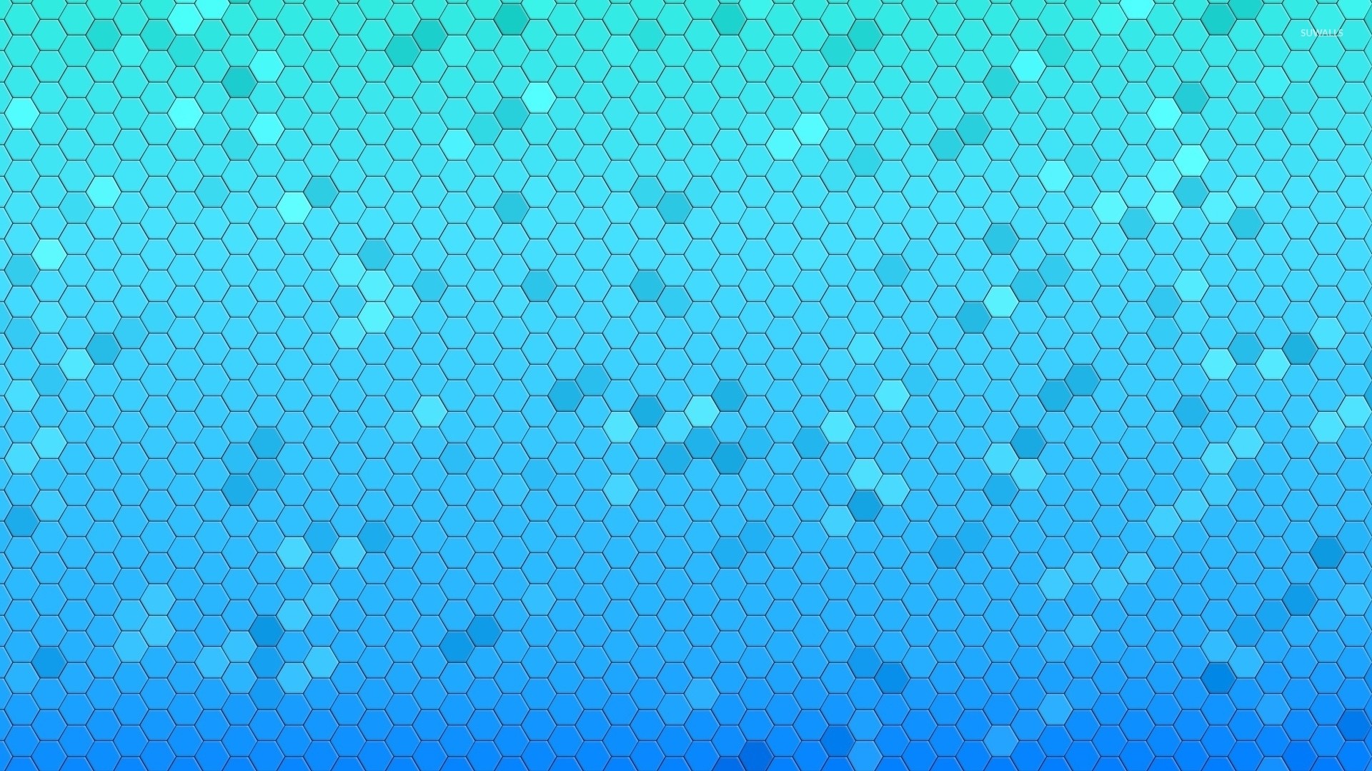 1920x1080 Blue honeycomb pattern wallpaper