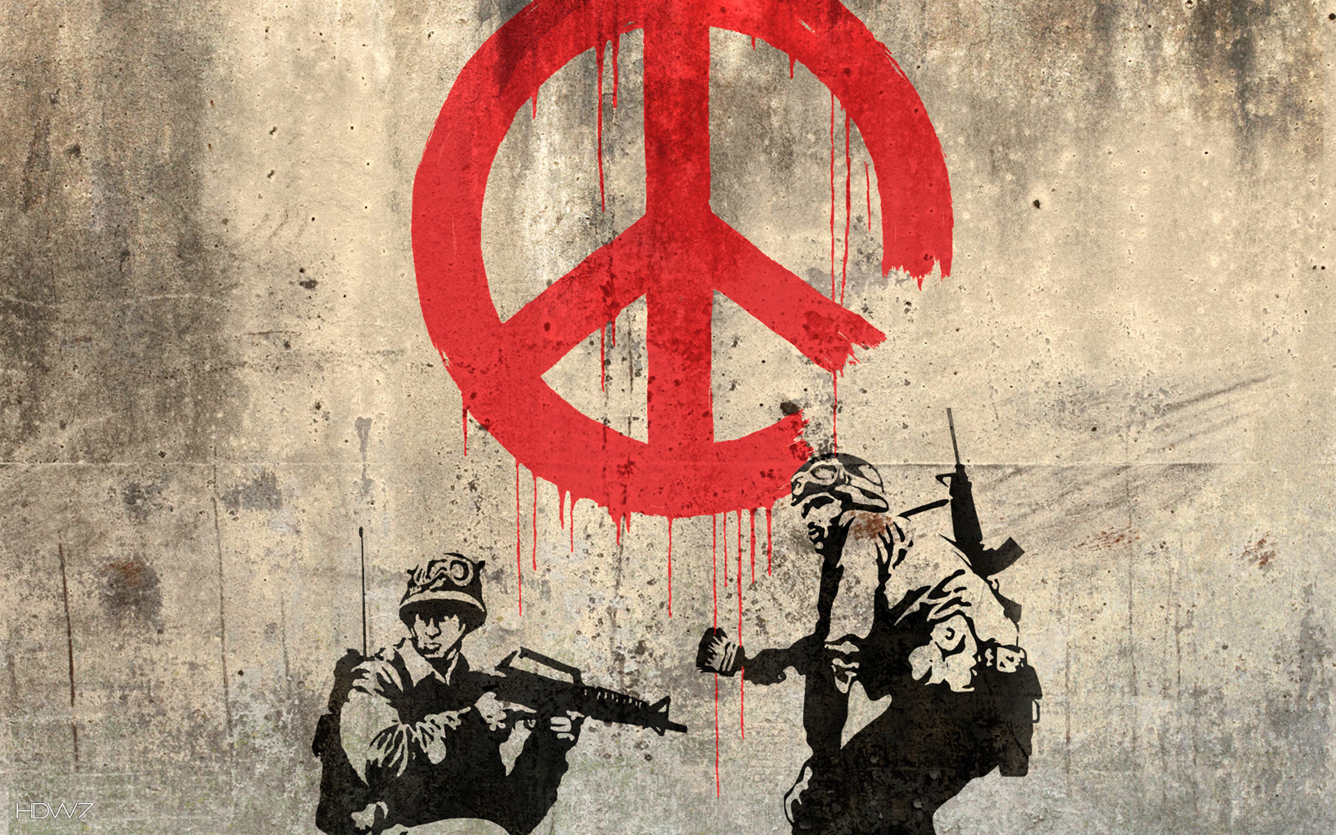 1920x1200 banksy peace art