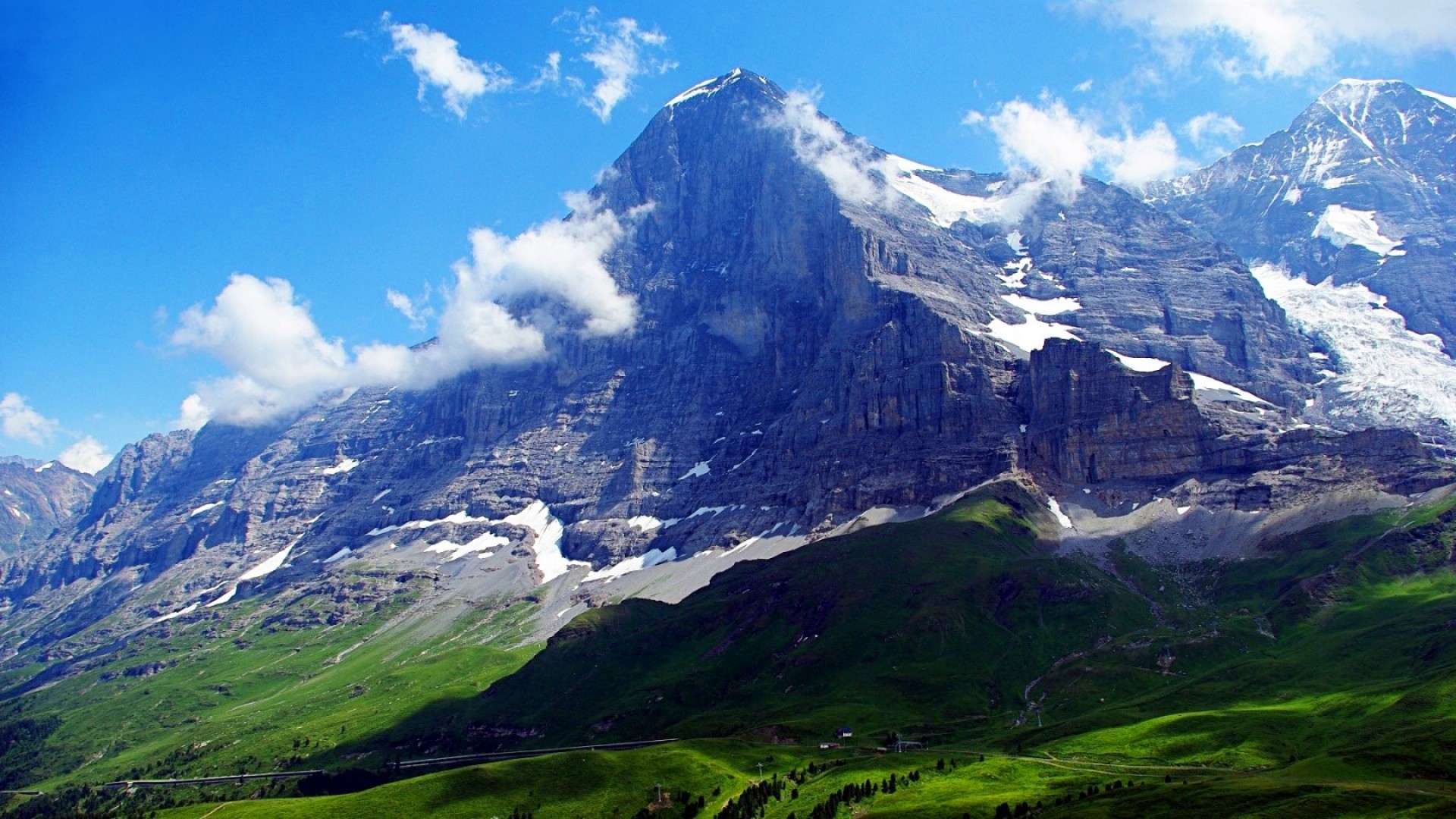 1920x1080 Preview wallpaper alps, switzerland, mountains, sky 