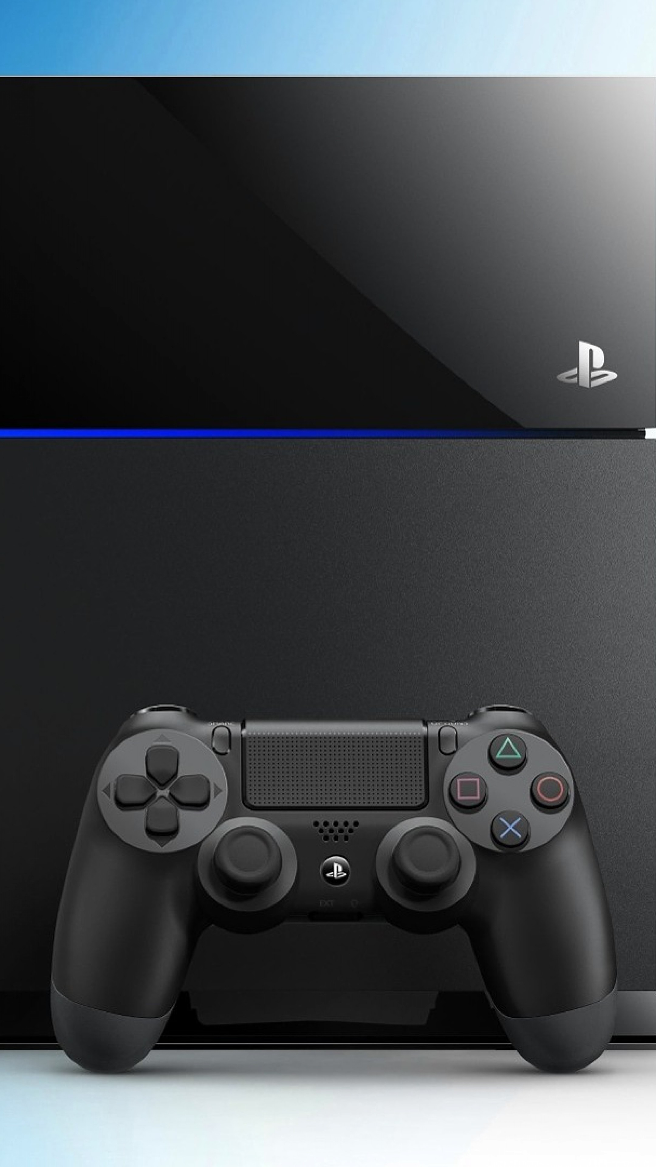 2160x3840  Wallpaper playstation 4, console, controller, ps4