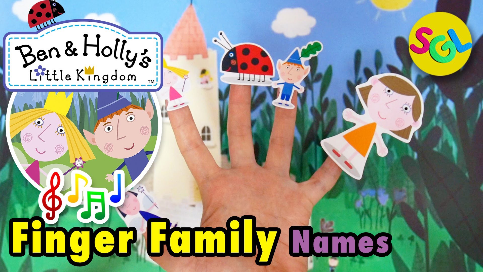 1920x1080 BEN & HOLLY'S Little Kingdom Finger Family Song: Characters of Ben & Holly  Finger Family - YouTube