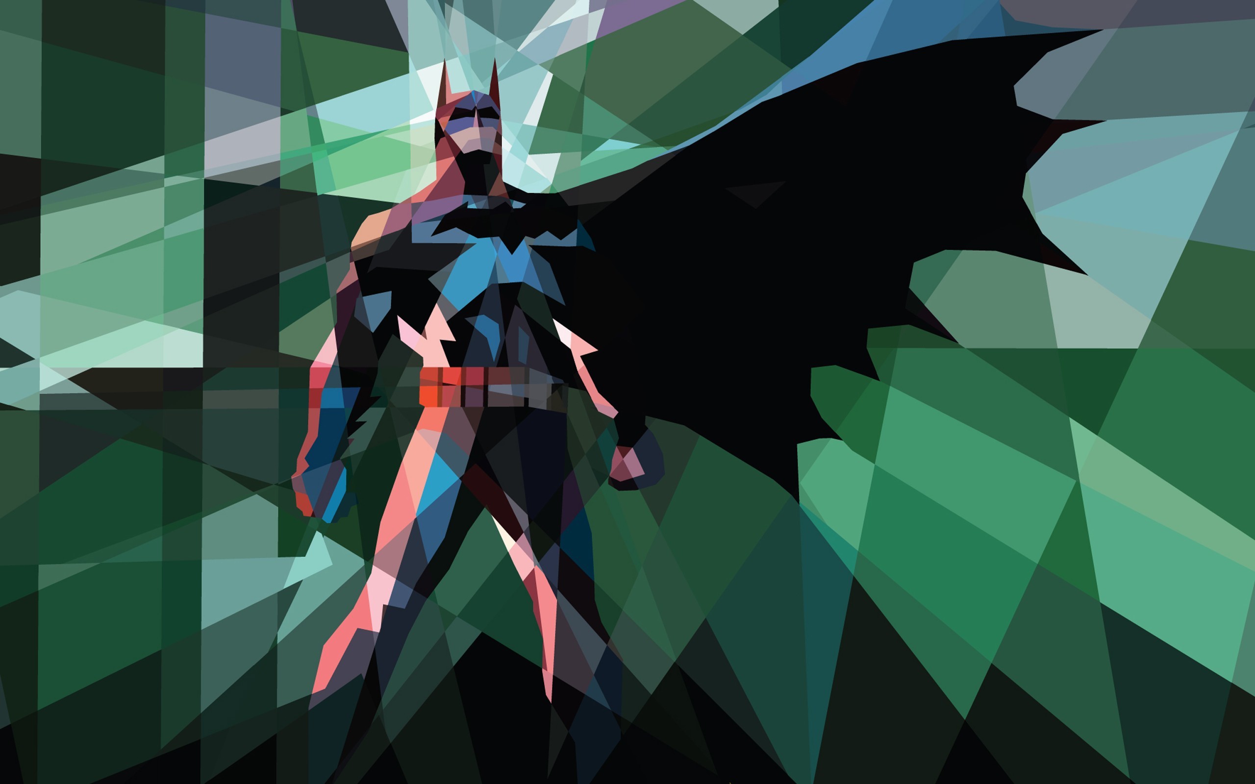 2560x1600 Batman_comics_superheroes_iPad_low_poly_