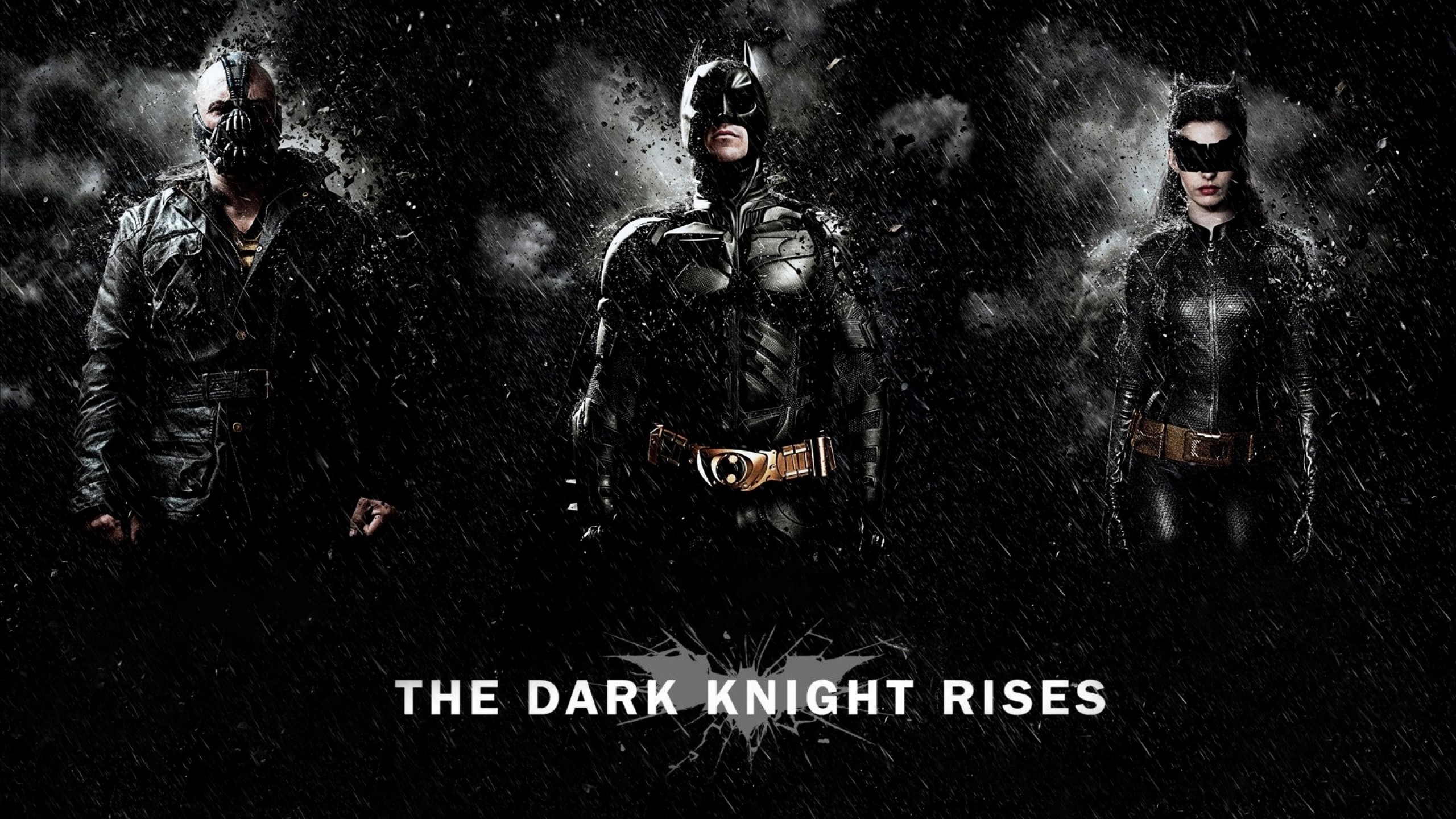 2560x1440 Filme - The Dark Knight Rises Batman Bane (Batman) Catwoman Wallpaper