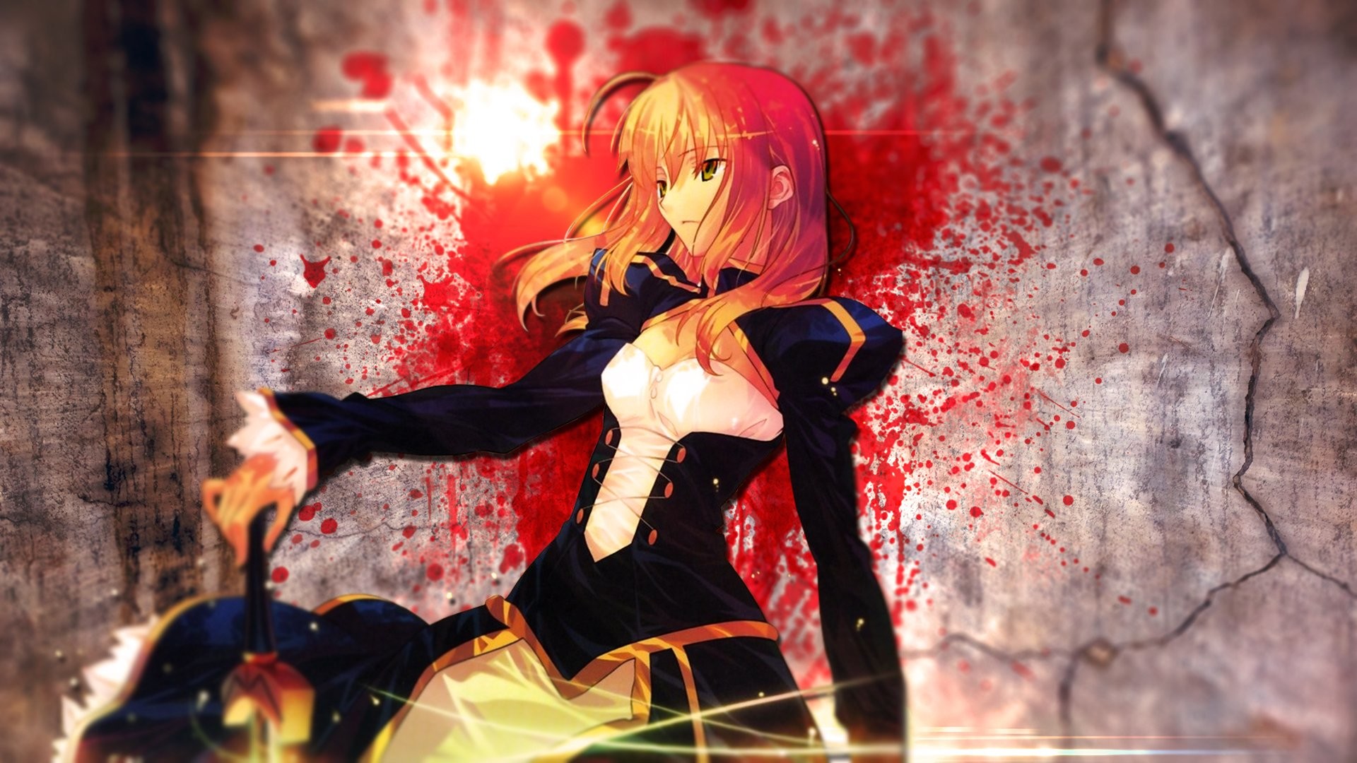 1920x1080 Anime - Fate/Stay Night Saber (Fate Series) Wallpaper