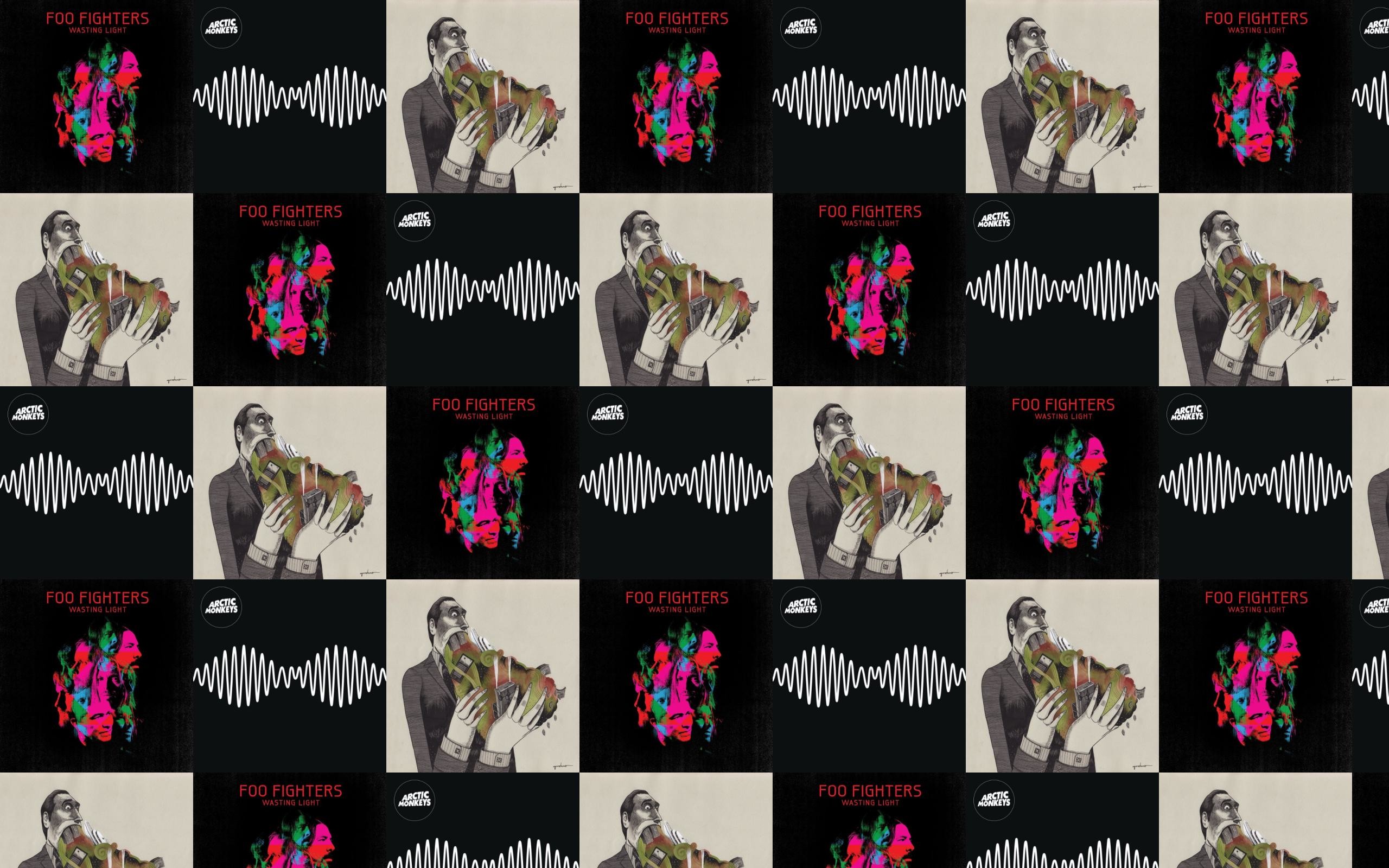 2560x1600 Foo Fighters Wasting Light Arctic Monkeys Am As Wallpaper Â« Tiled Desktop  Wallpaper