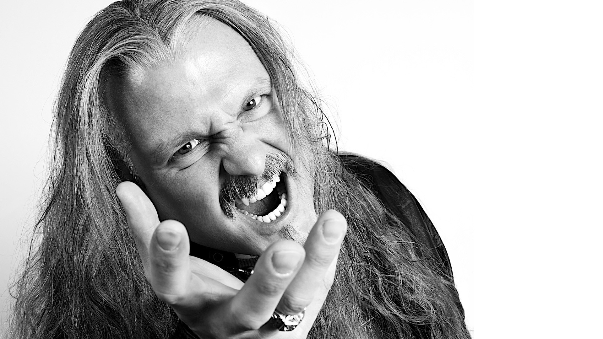 1920x1080 Wallpaper Iced earth, Scream, Hands, Fingers, Mustache HD, Picture, Image