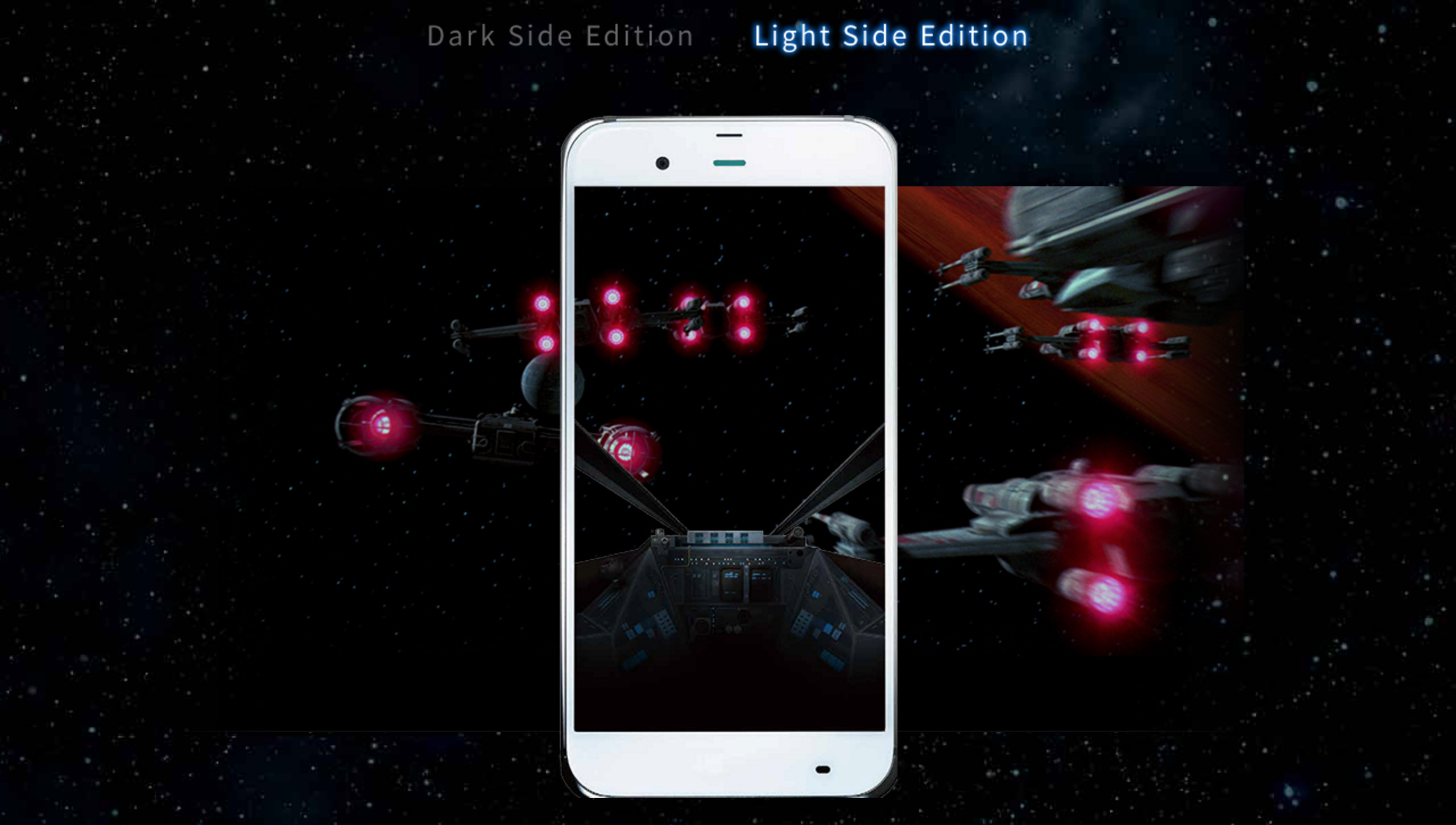 2560x1452 Sharp's extremely Star Wars-themed phone for Japan has custom live wallpaper,  apps, more | 9to5Google