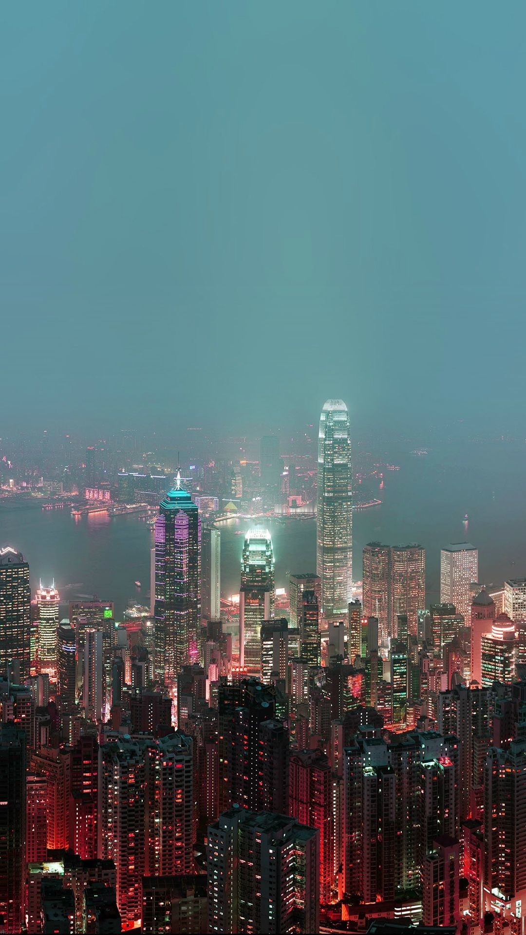 1080x1920 Skyline Hongkong Fire City Night Live iPhone 6 Wallpaper Download .