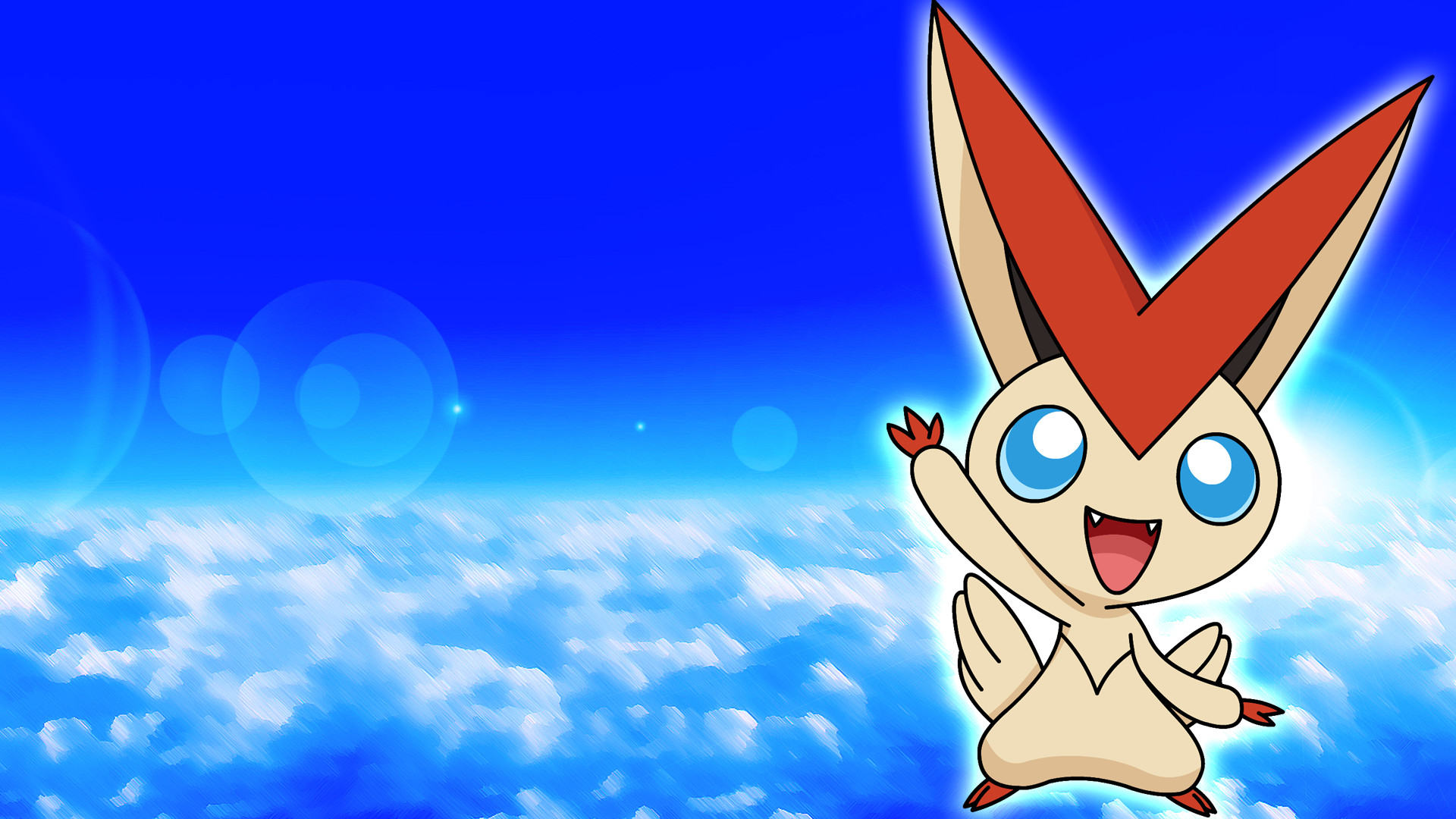 Victini Pokémon, bink, mammal, computer, computer Wallpaper png | PNGWing