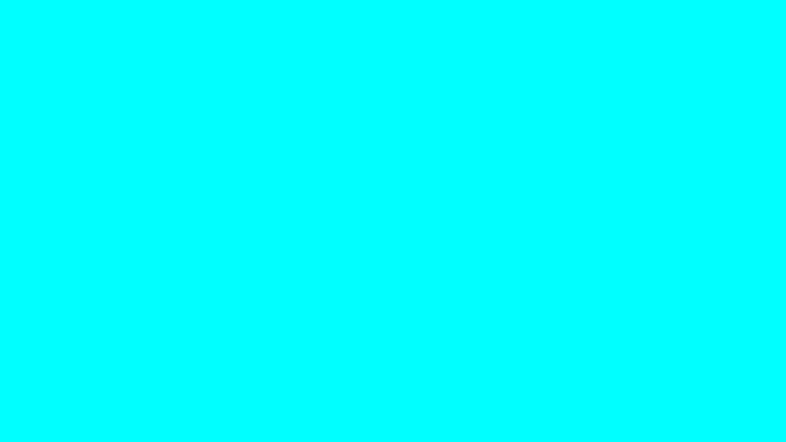 2560x1440  Cyan Solid Color Background