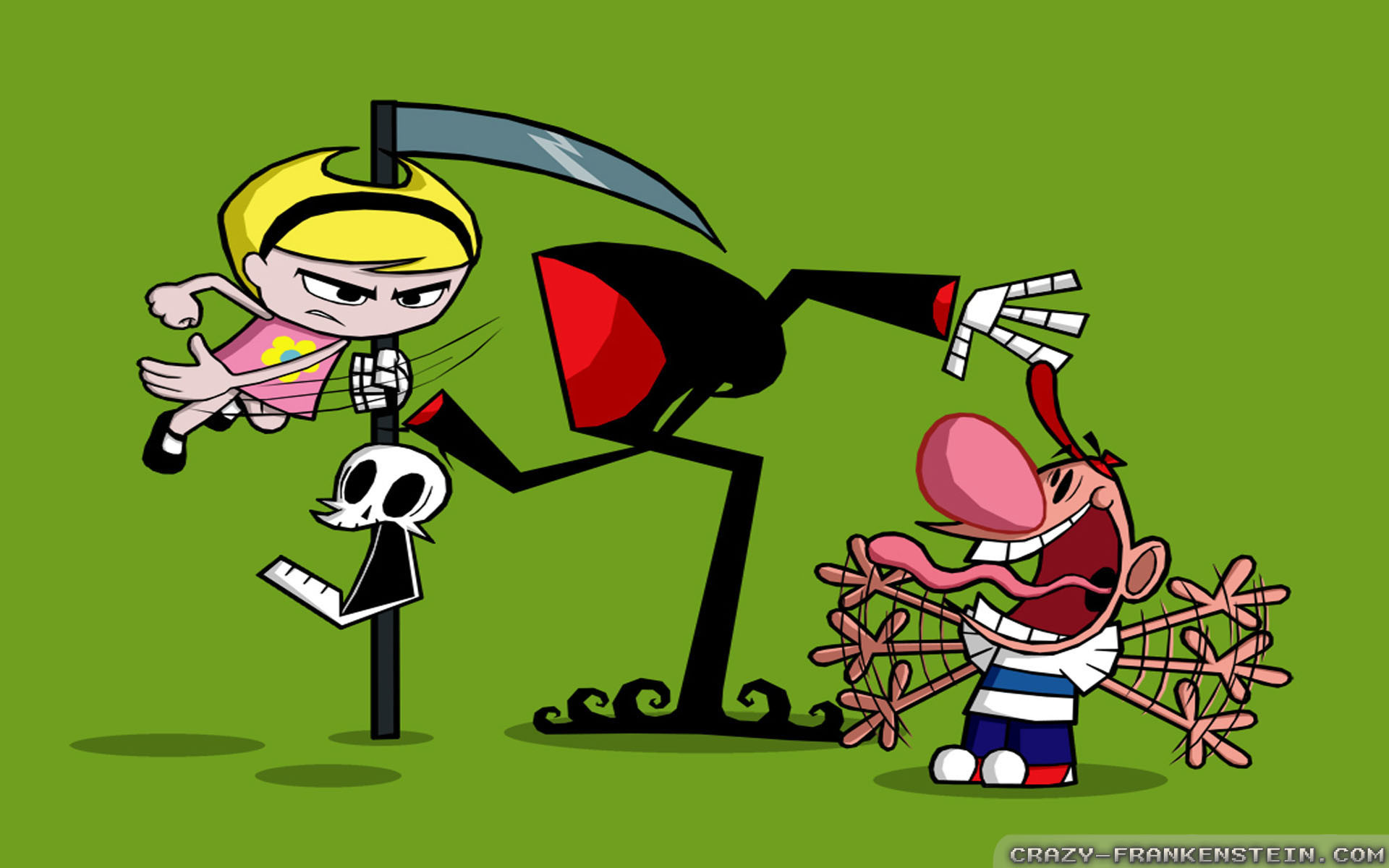1920x1200 Wallpaper: Grim adventures of Billy and Mandy cartoon wallpapers.  Resolution: 1024x768 | 1280x1024 | 1600x1200. Widescreen Res: 1440x900 |  1680x1050 | ...