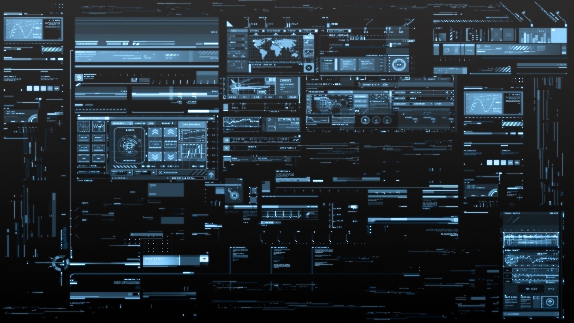 1920x1080 Black Technology Wallpapers For Android