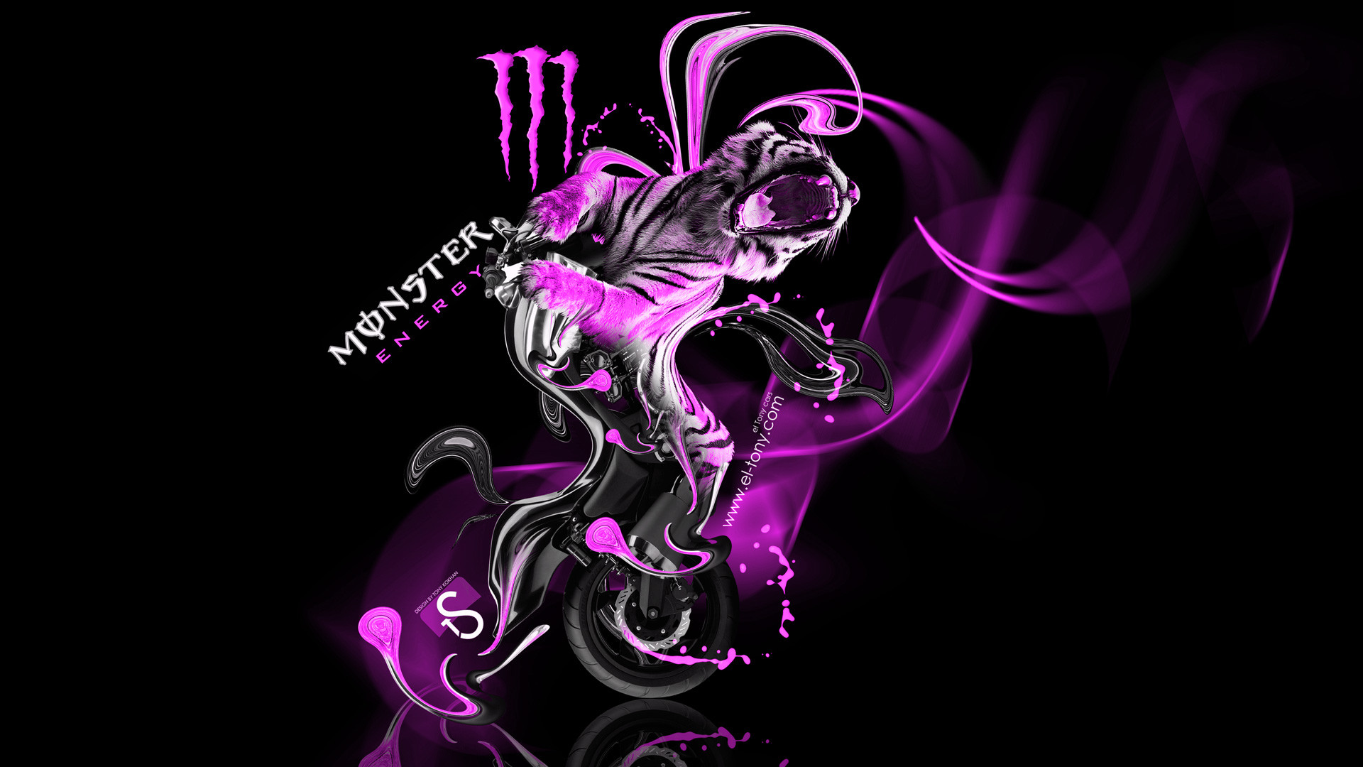 1920x1080 Pink Monster Energy Logo Wallpaper Monster energy yamaha vmax
