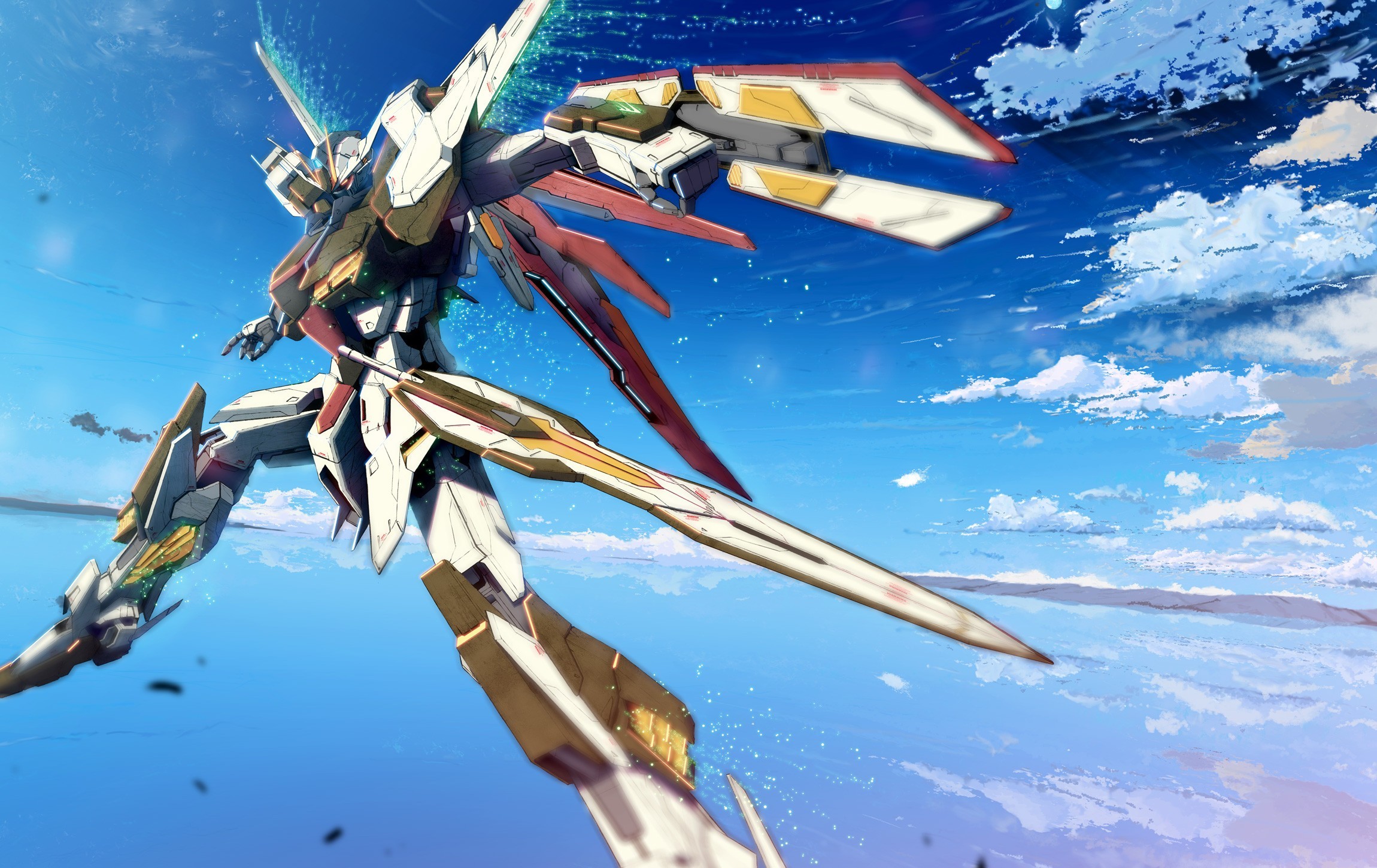 2300x1450 #Gundam SEED: A-STAR, #TSX-08A, #anime, #Gundam, wallpaper