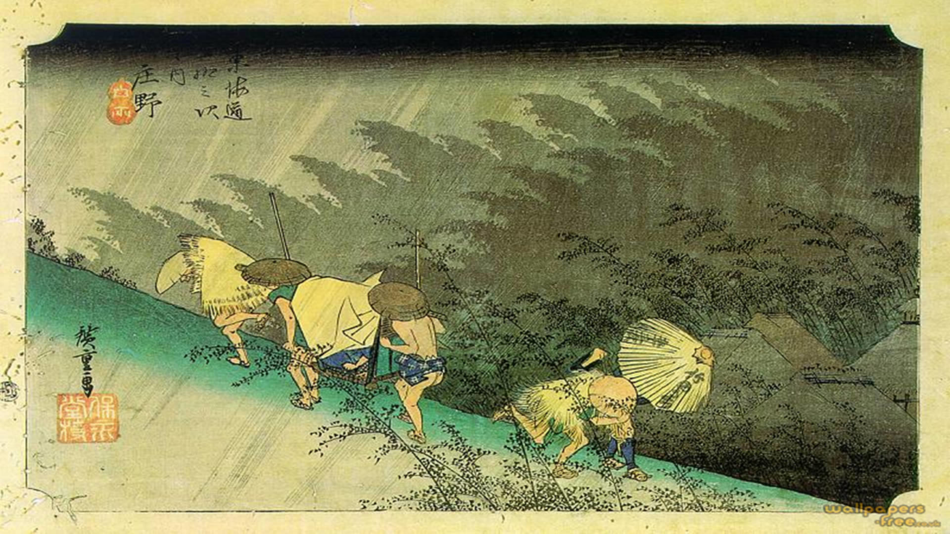 1920x1080 previous japanese wallpaper. Sudden Shower Over Shono