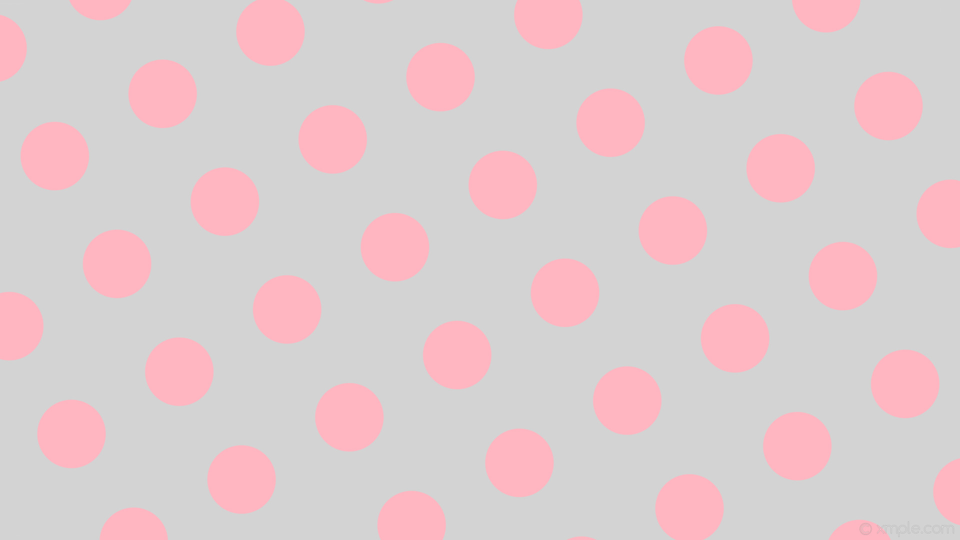 1920x1080 wallpaper pink dots spots polka grey light gray light pink #d3d3d3 #ffb6c1  300Â°
