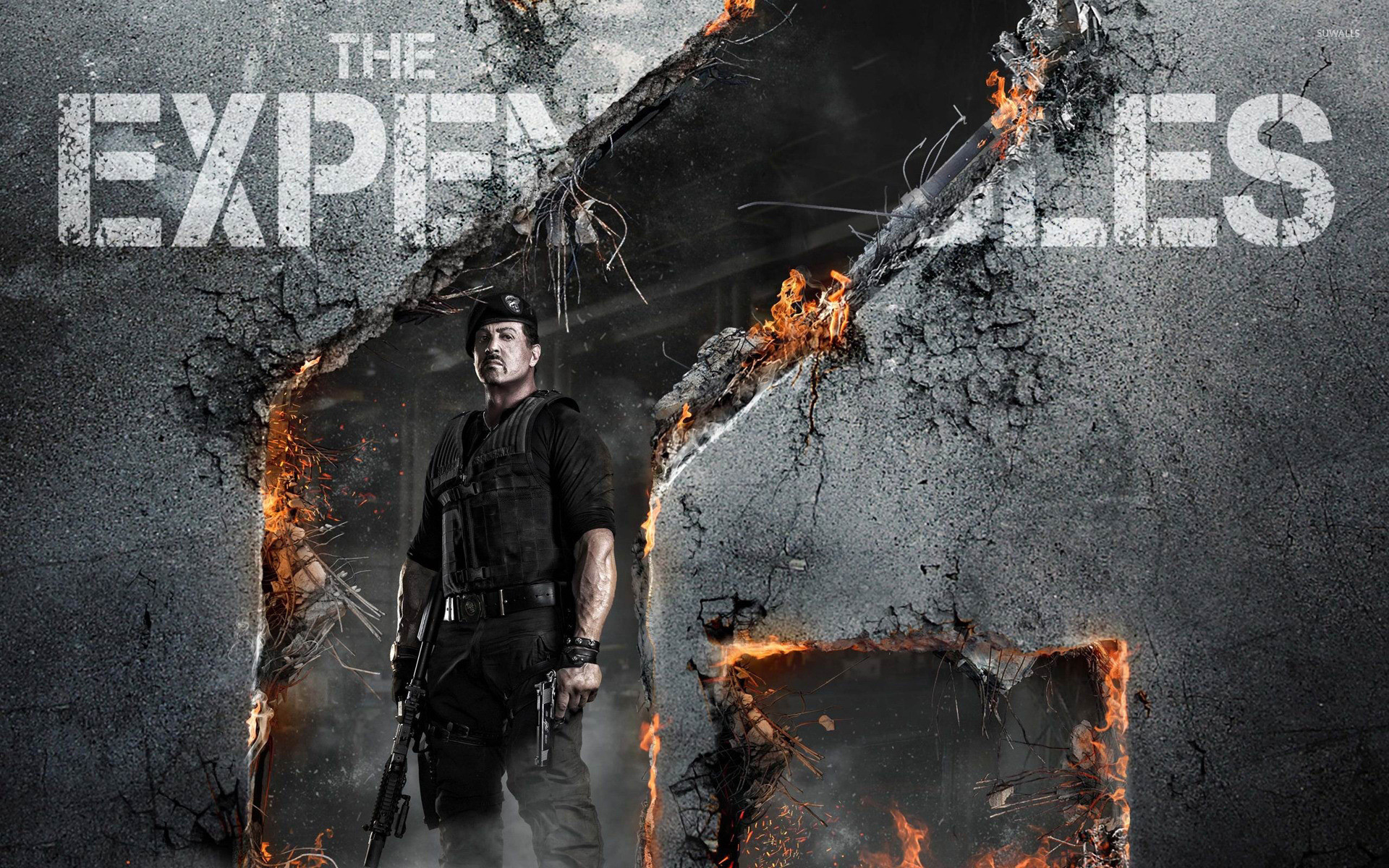 1920x1200 Barney Ross - The Expendables 2 wallpaper