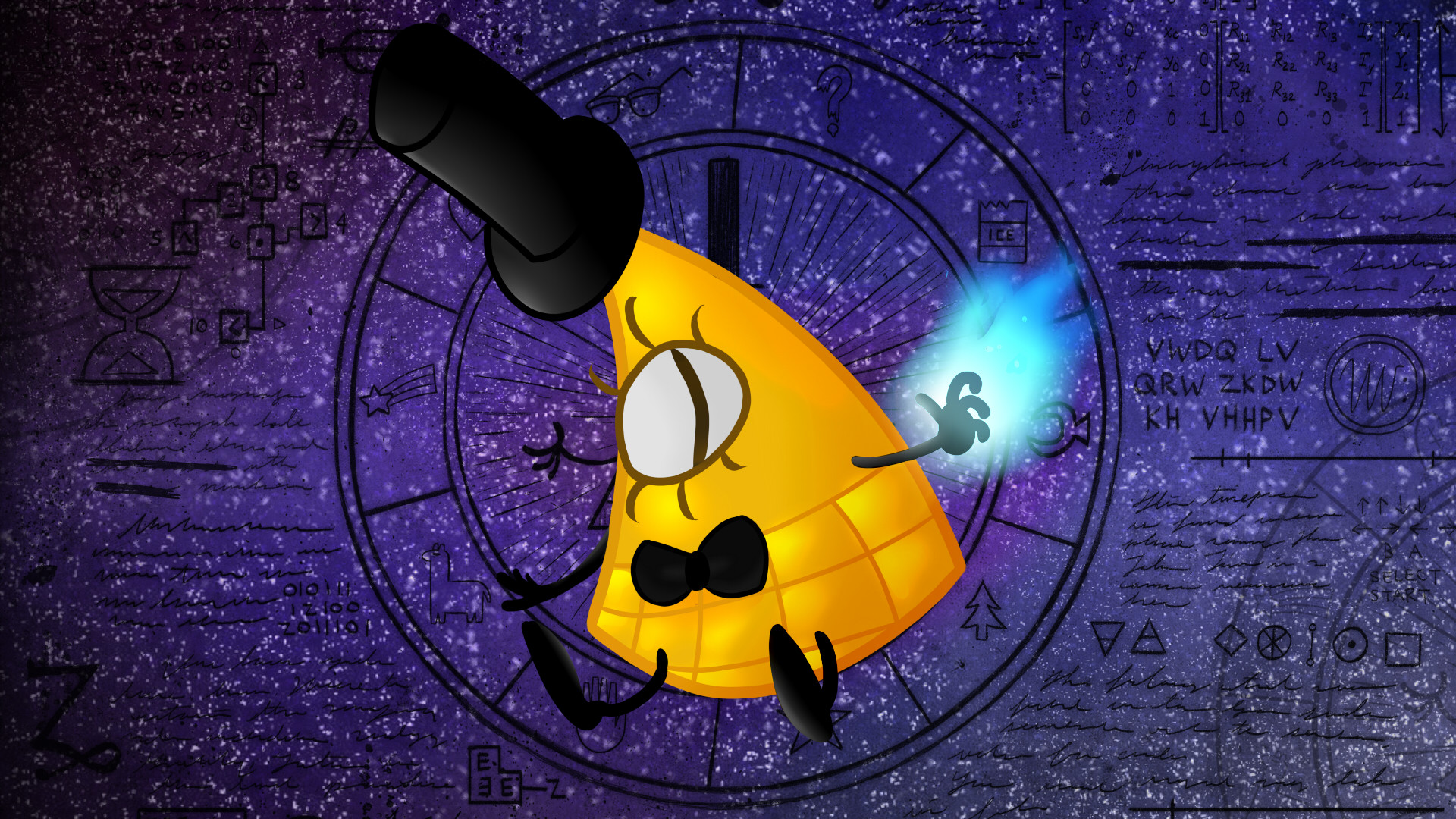 1920x1080 ... Bill Cipher Wallpaper - Collab with Meh-Chaan by Nelythia