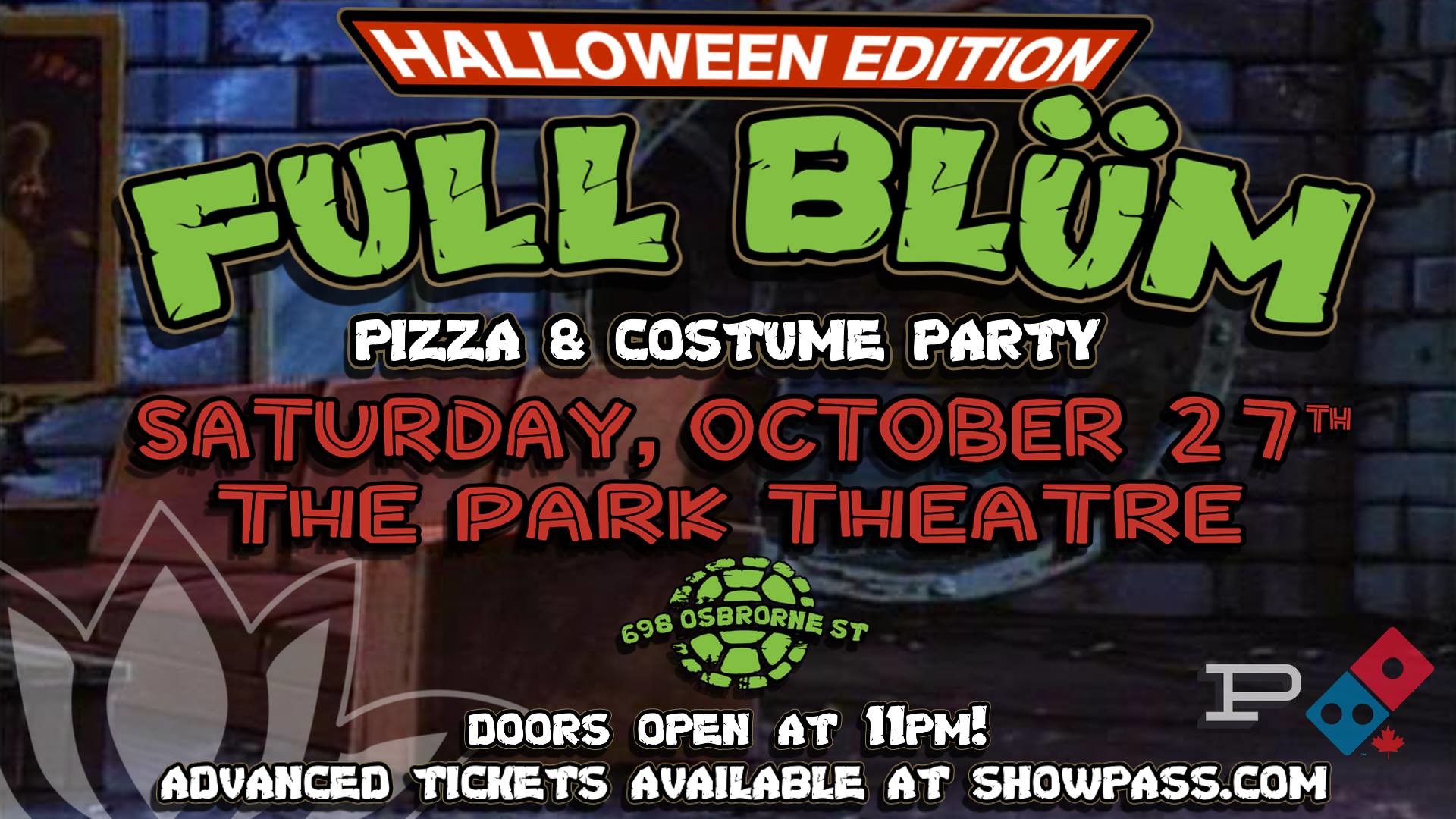 1920x1080 11pm – Full BlÃ¼m Halloween Pizza & Costume Party (Post Evil Dead the  Musical)