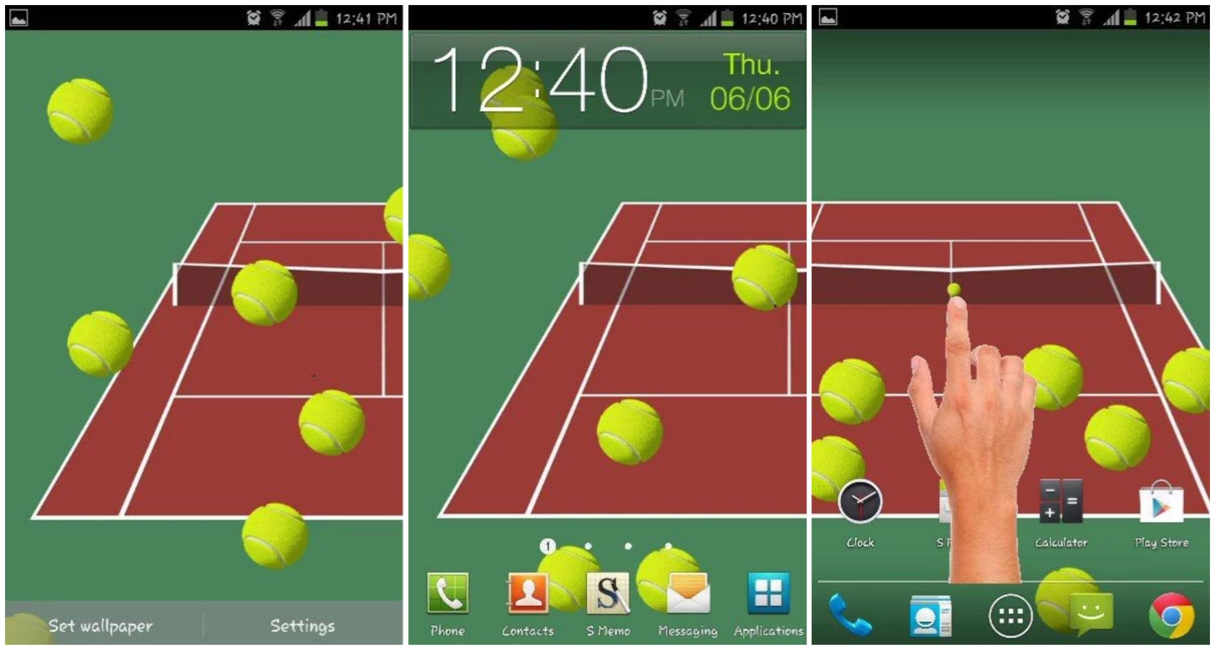 2400x1285 A wallpaper app has already been offered on this list, however, if you are  after a more interactive tennis wallpaper app then Tennis Live Wallpaper is  worth ...
