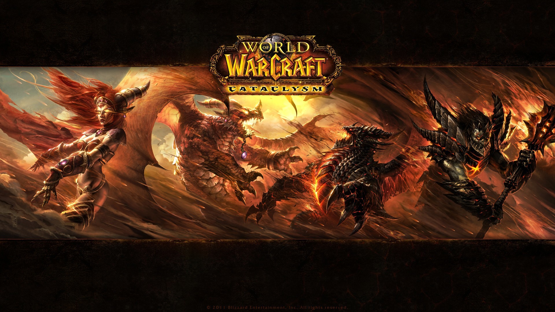 1920x1080 Deathwing, Alexstrasza, Blizzard Entertainment, Warcraft, World of Warcraft  Wallpaper HD