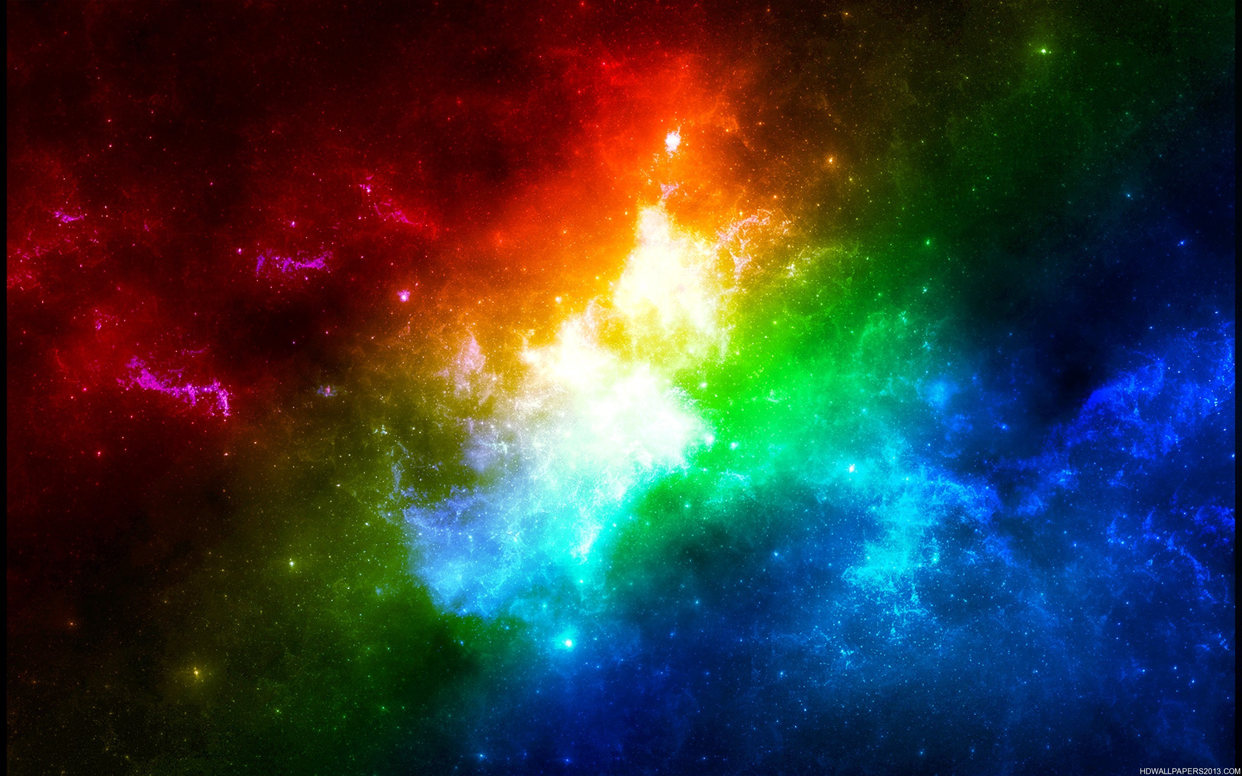 2560x1600 Cool Colors in Space