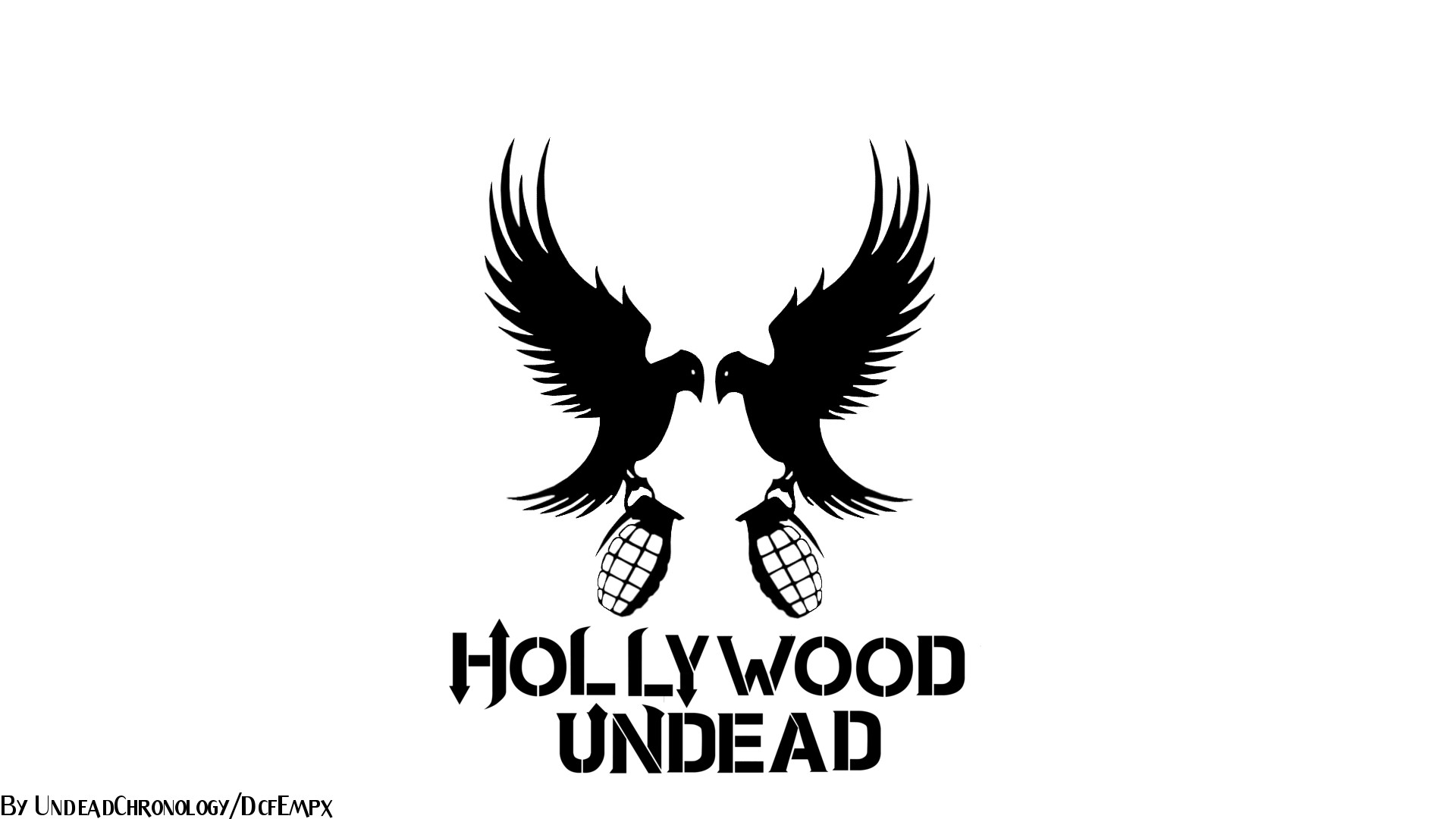 1920x1080 ... Hollywood Undead Wallpaper Black and White #2 by DcfEmpx