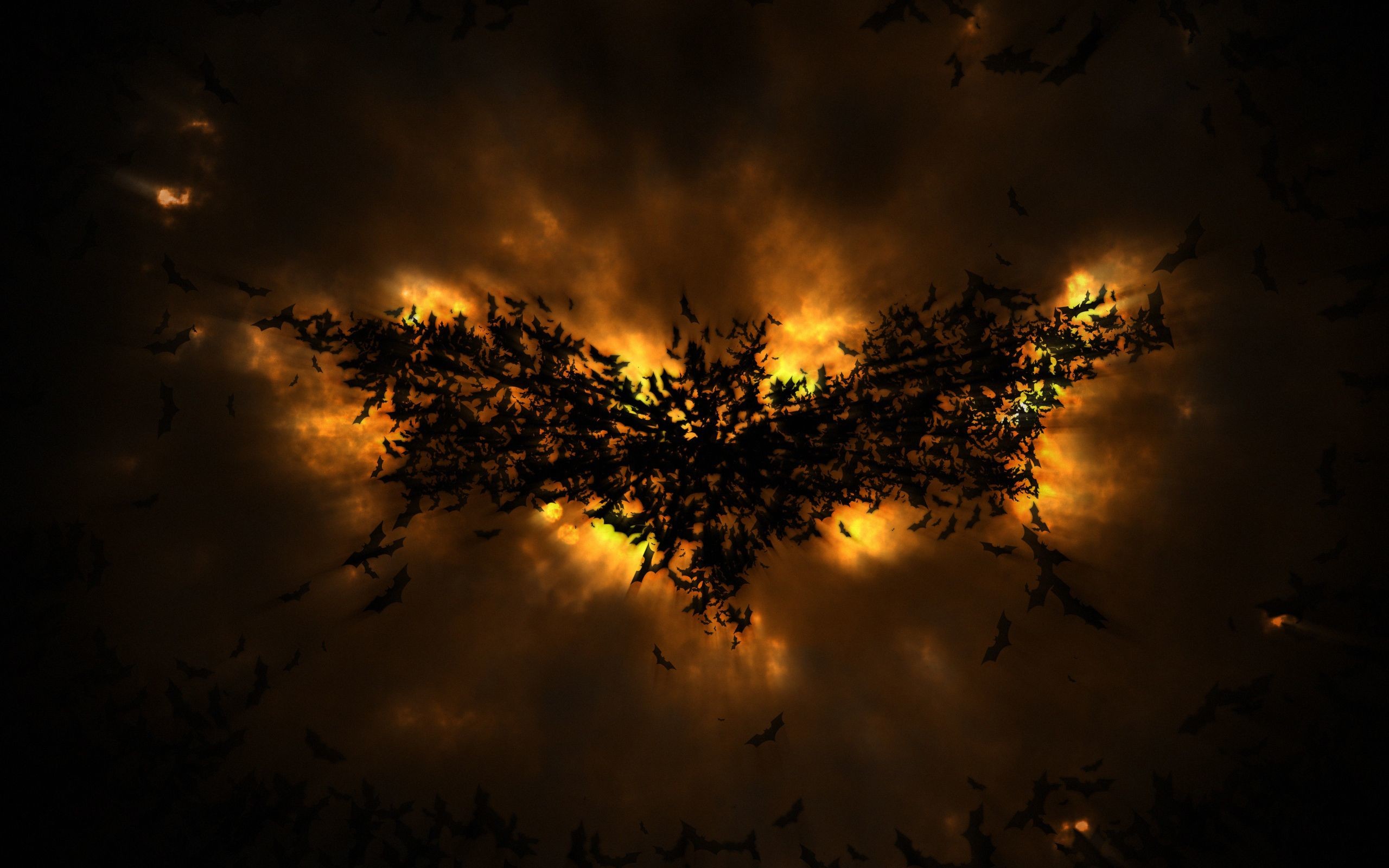 2560x1600 The Dark Knight Rises Batman Movie Abstract Logo Wallpaper .