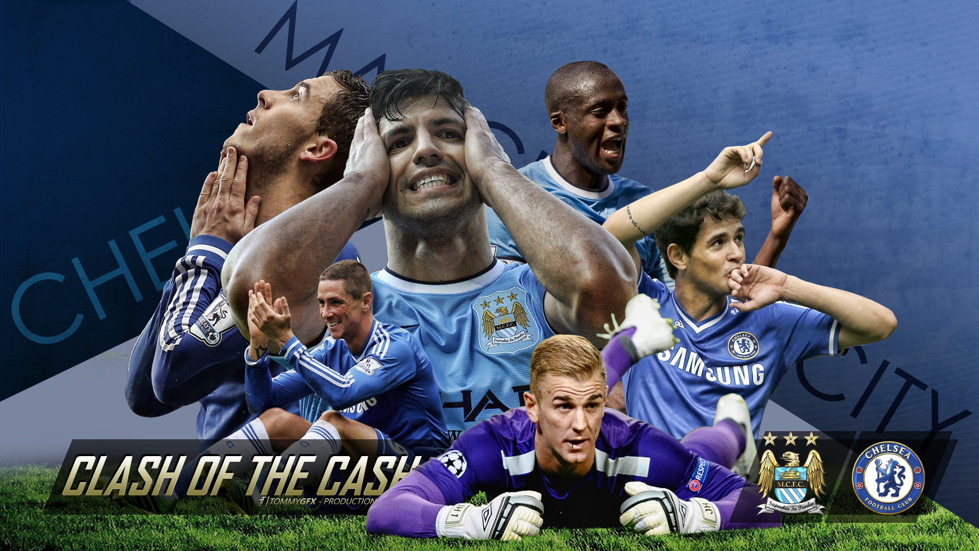 1920x1080 Manchester City vs Chelsea - Clash of the Cash