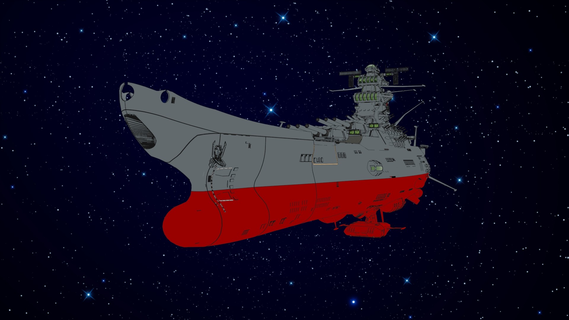 1920x1080 Displaying 19> Images For - Star Blazers 2199 Wallpaper.