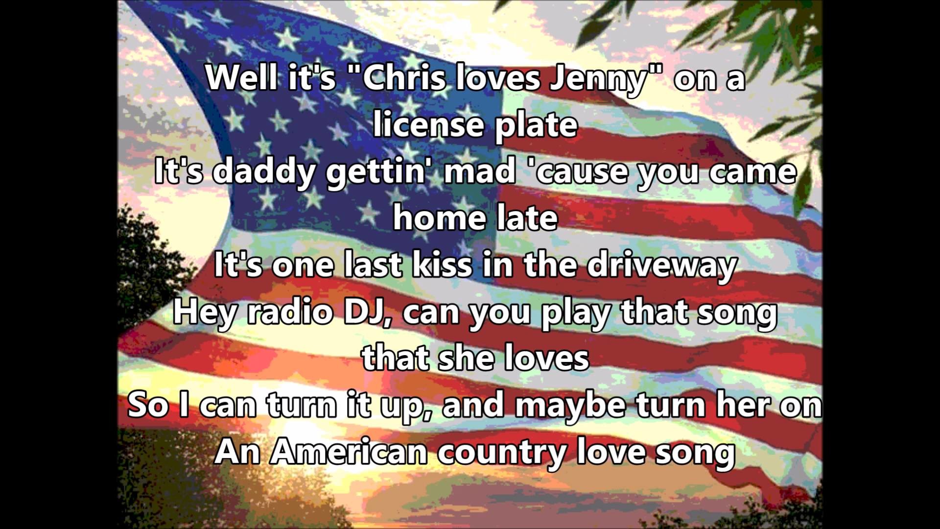 1920x1080 Jake Owen - American Country Love Song (Lyrics)
