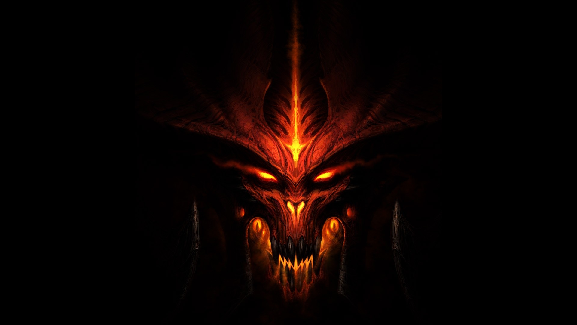 1920x1080 Download Diablo Face Look Fire Wallpaper Wallpaper