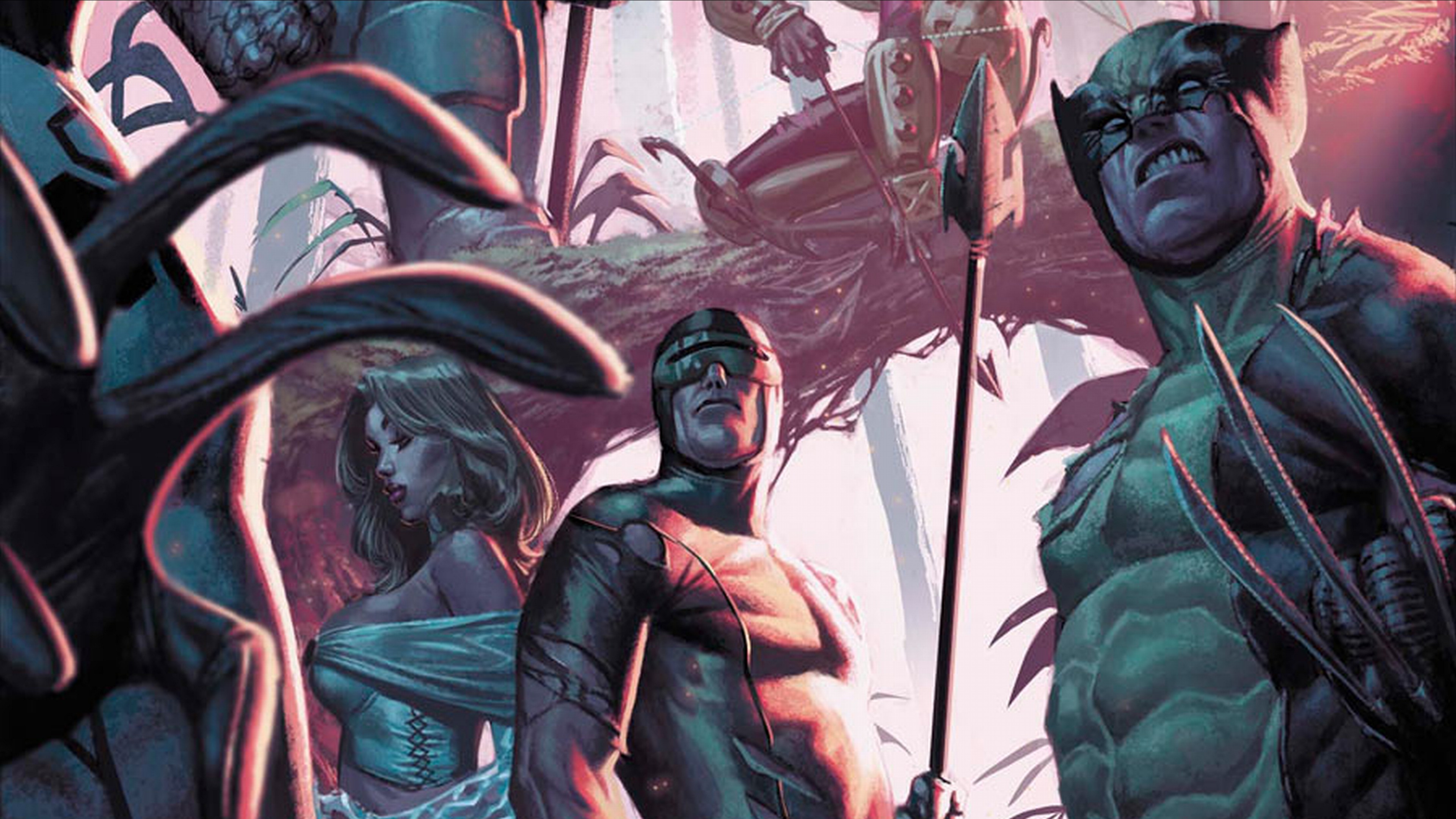 3840x2160 Comics - X-Men Wolverine Cyclops (Marvel Comics) Wallpaper