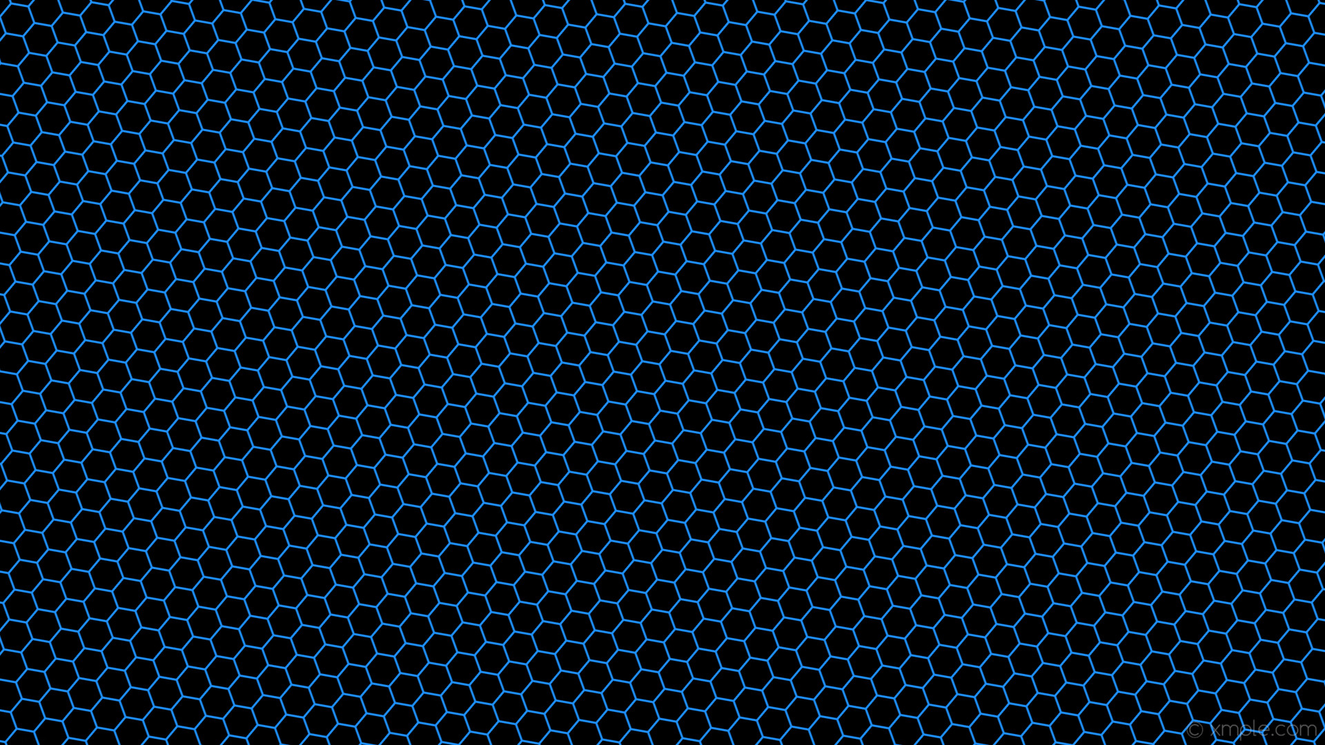 1920x1080 wallpaper drop shadow beehive black hexagon blue dodger blue #1e90ff  #000000 60Â° 3px