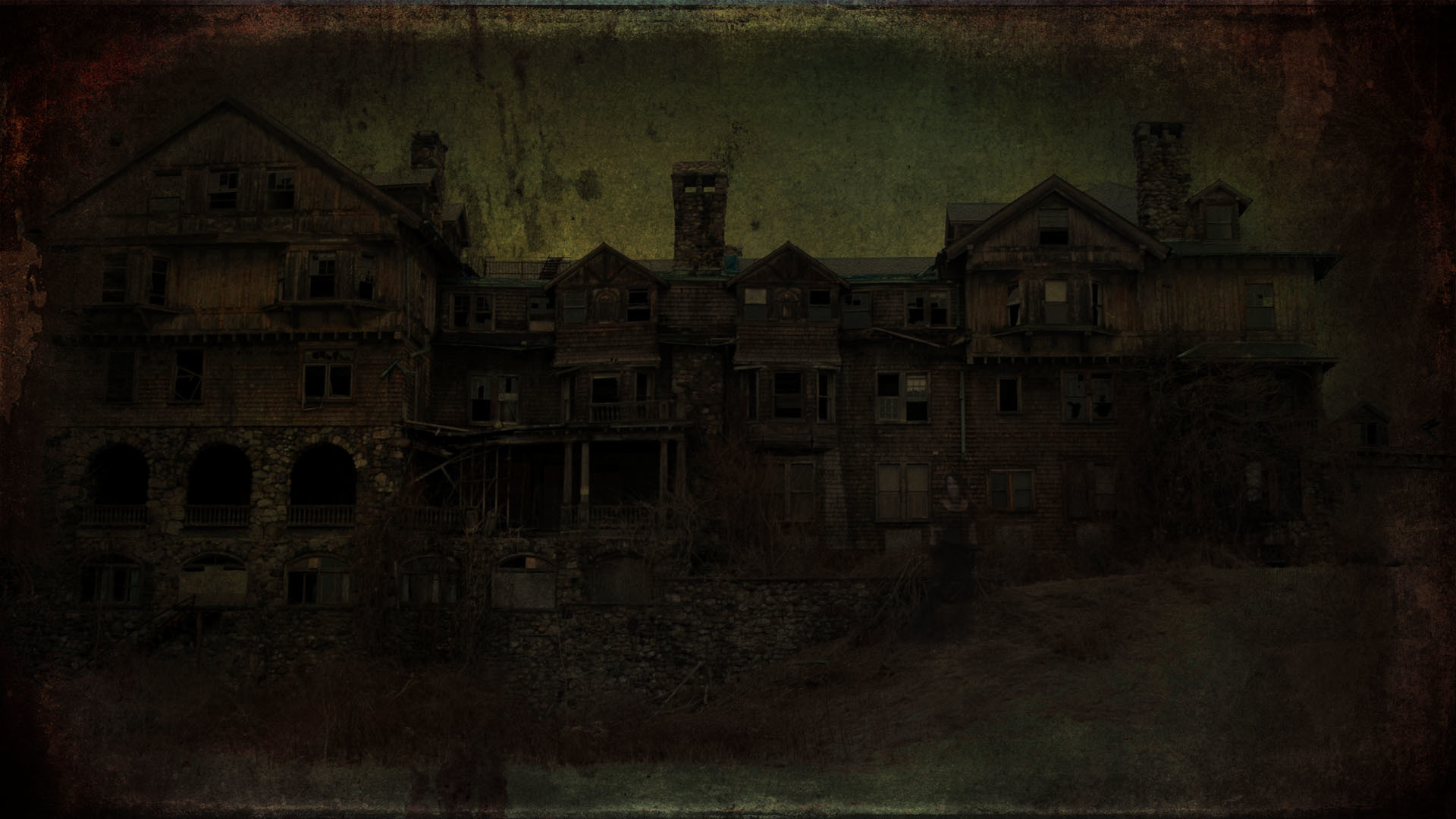1920x1080 Feiertage - Halloween Haunted House Spooky Geist Wallpaper