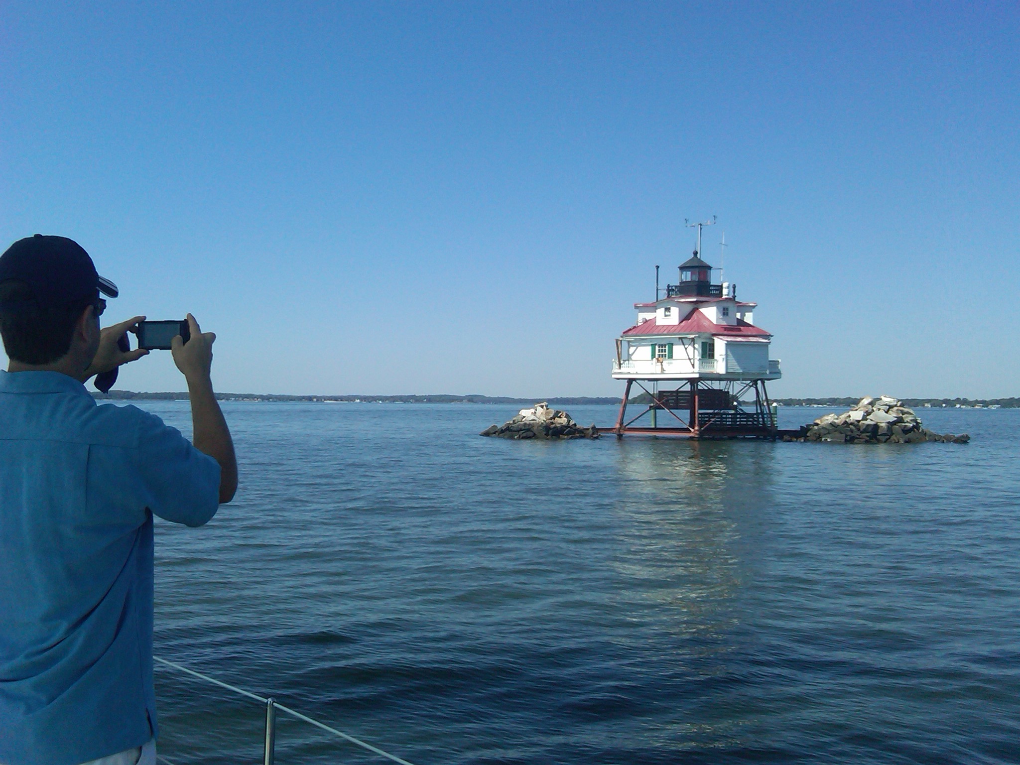 2048x1536 Schooner Woodwind Sails to Thomas Point Lighthouse, Chesapeake Bay