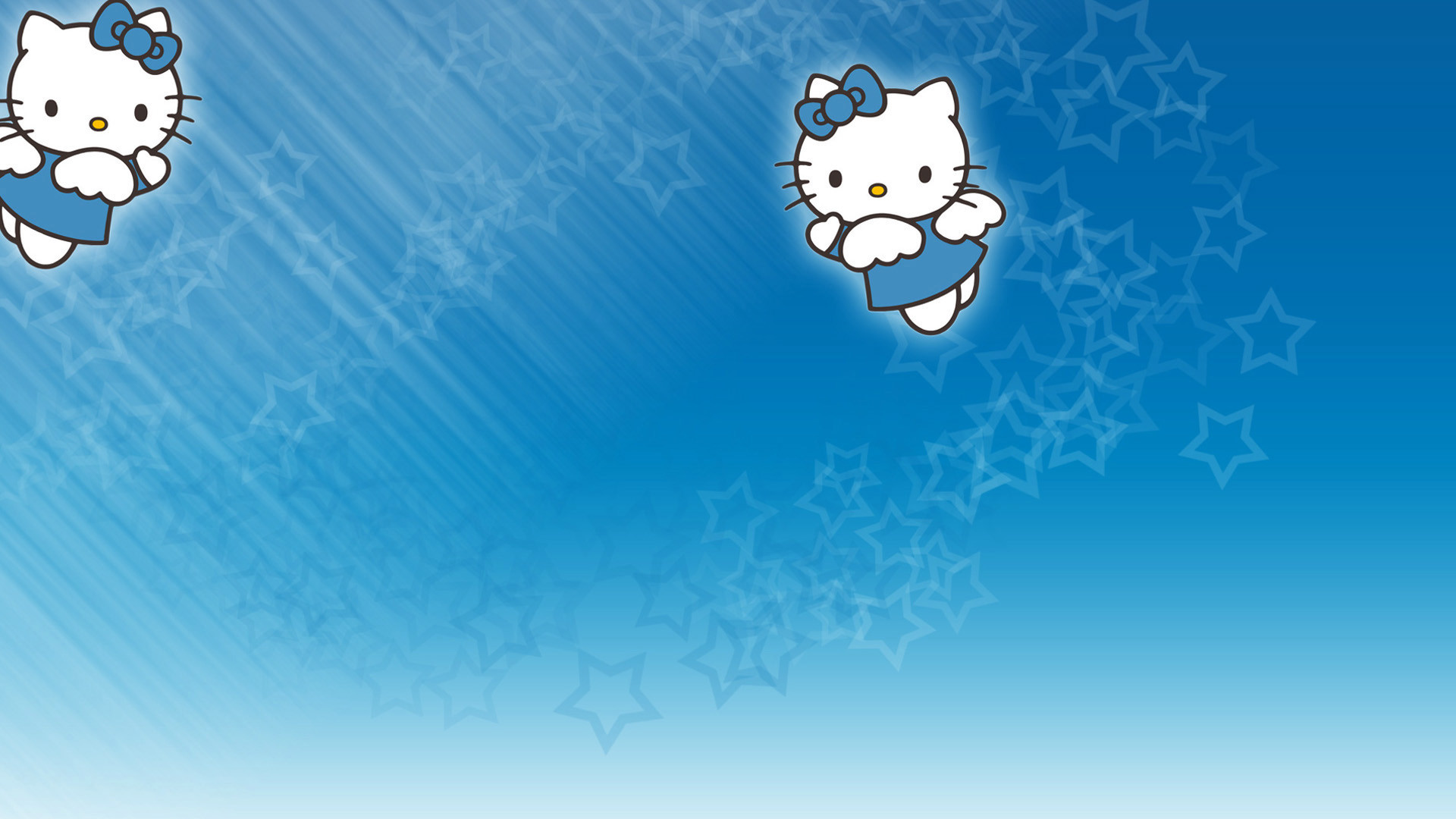 1920x1080 pretty blue backgrounds | blue, hello, kitty, background, cute, backgrounds,