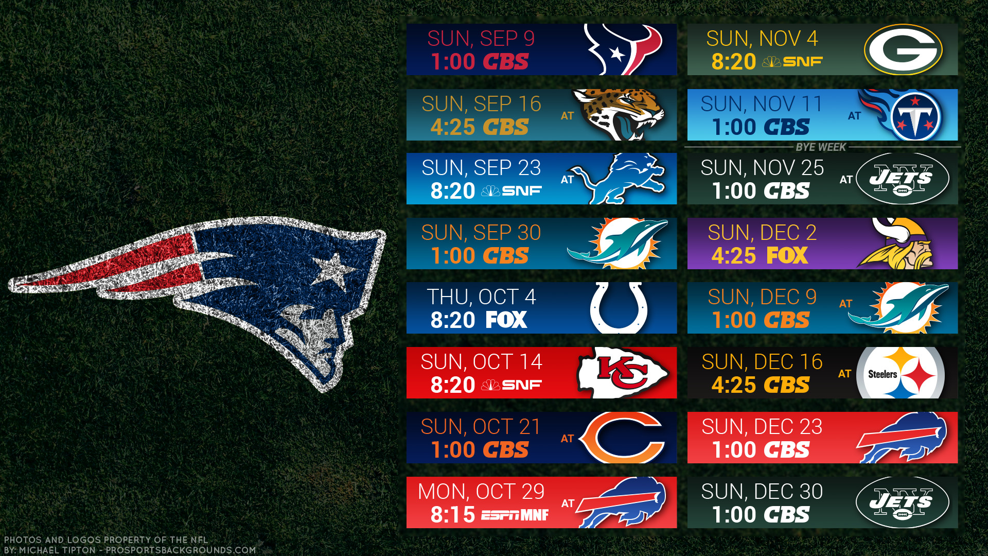 1920x1080 New England Patriots 2018 schedule turf logo wallpaper free for desktop pc  iphone galaxy and andriod ...