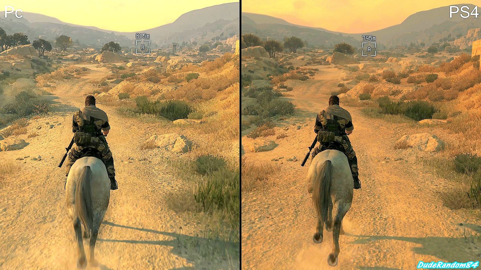 1920x1080 Metal Gear Solid 5 The Phantom Pain PS4 Vs Pc Graphics Comparison - YouTube