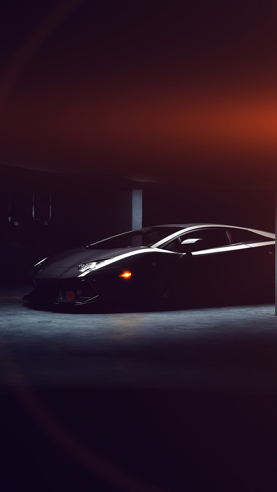 1080x1920 <b>Lamborghini Car Dark Black Flare hd mobile wallpapers</b>