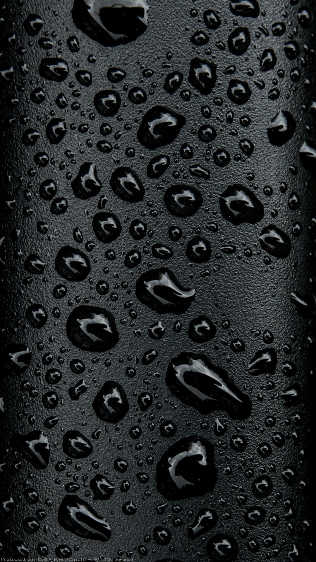1080x1920 Black-Water-Droplets-wallpaper-wpt1002749