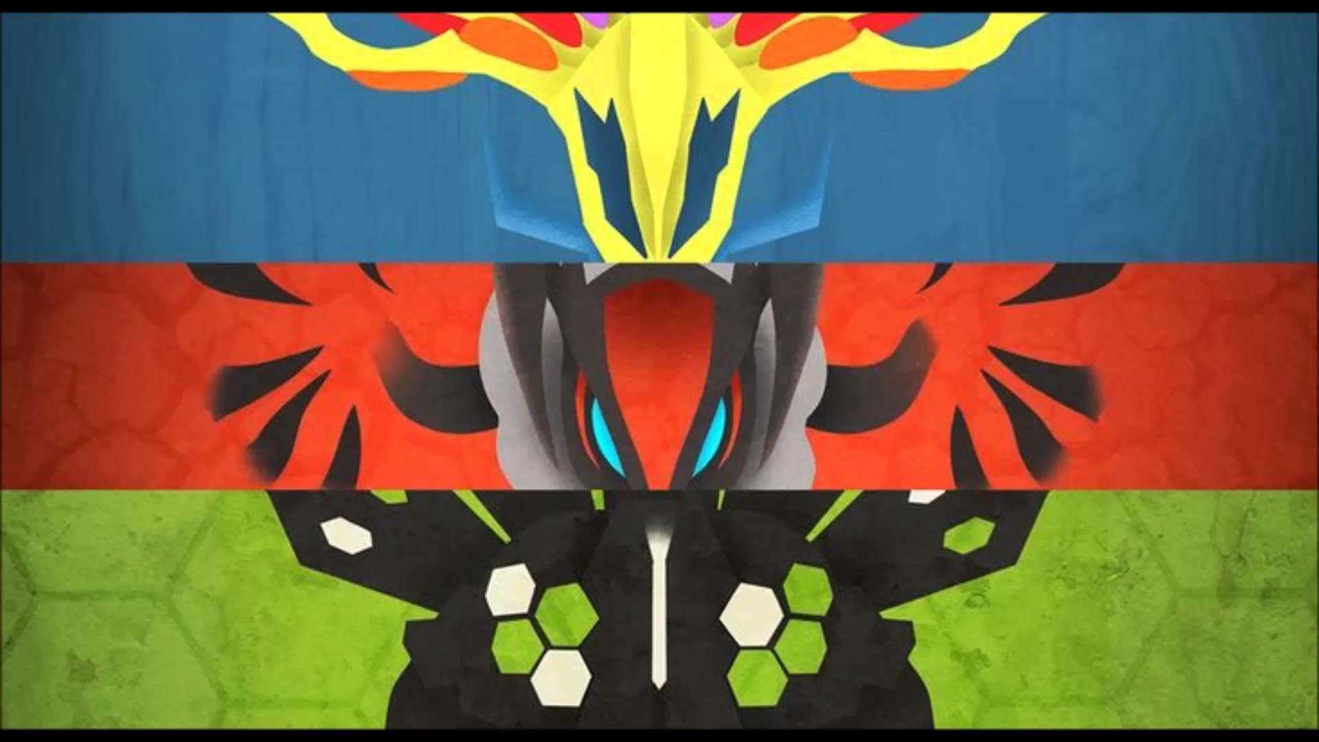 1920x1080 Xerneas And Yveltal And Zygarde Wallpaper