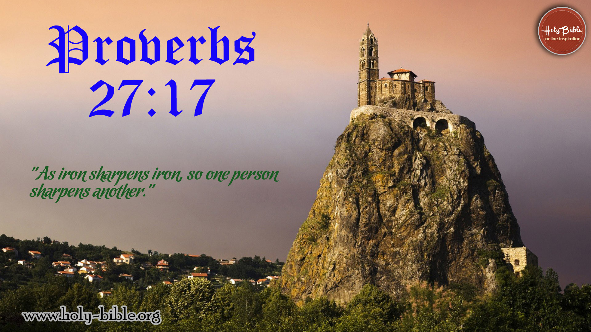 1920x1080 Bible Verse of the day Proverbs 2717 
